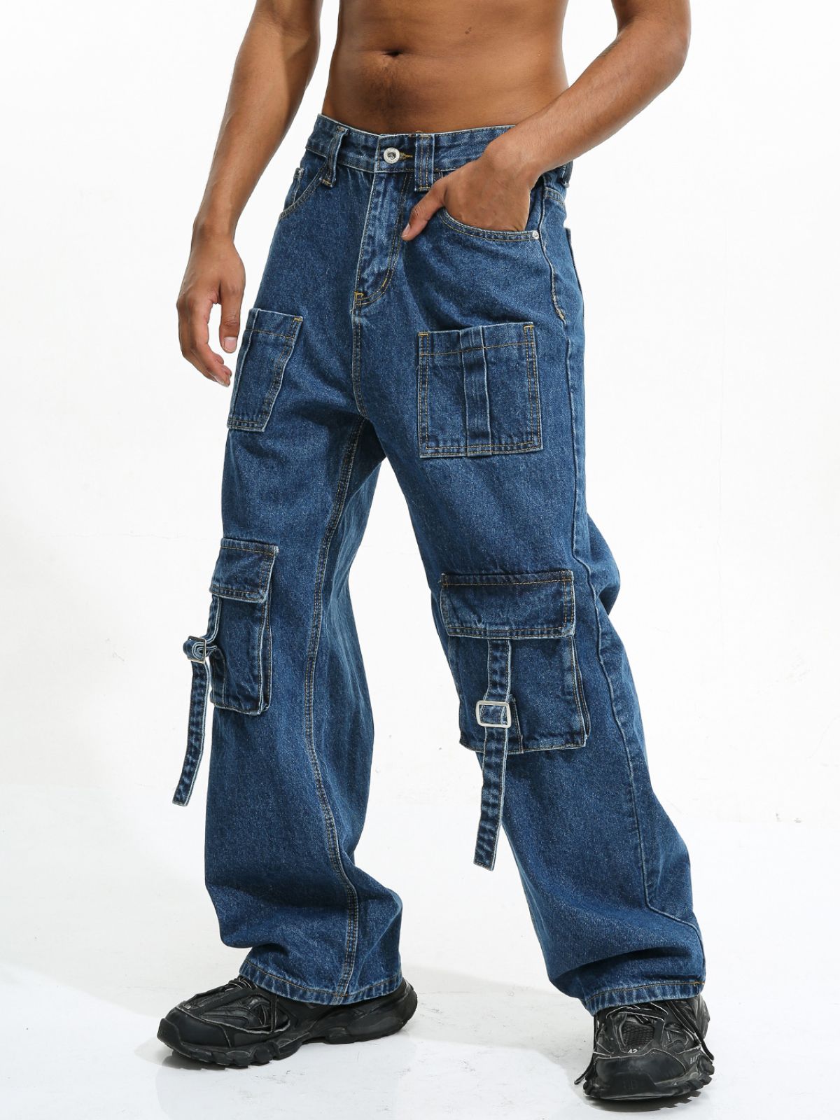 PACKETOS - Loose Cargo Basic Jeans | TEENWEAR.EU