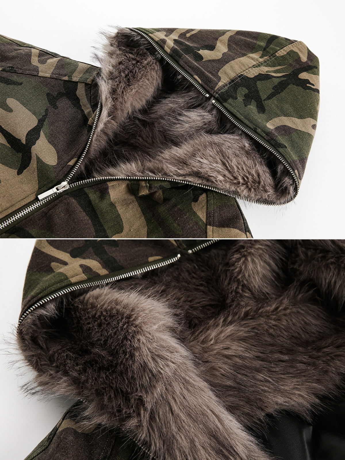 CAMOZEE – Oversized Basic Sherpa Jacket