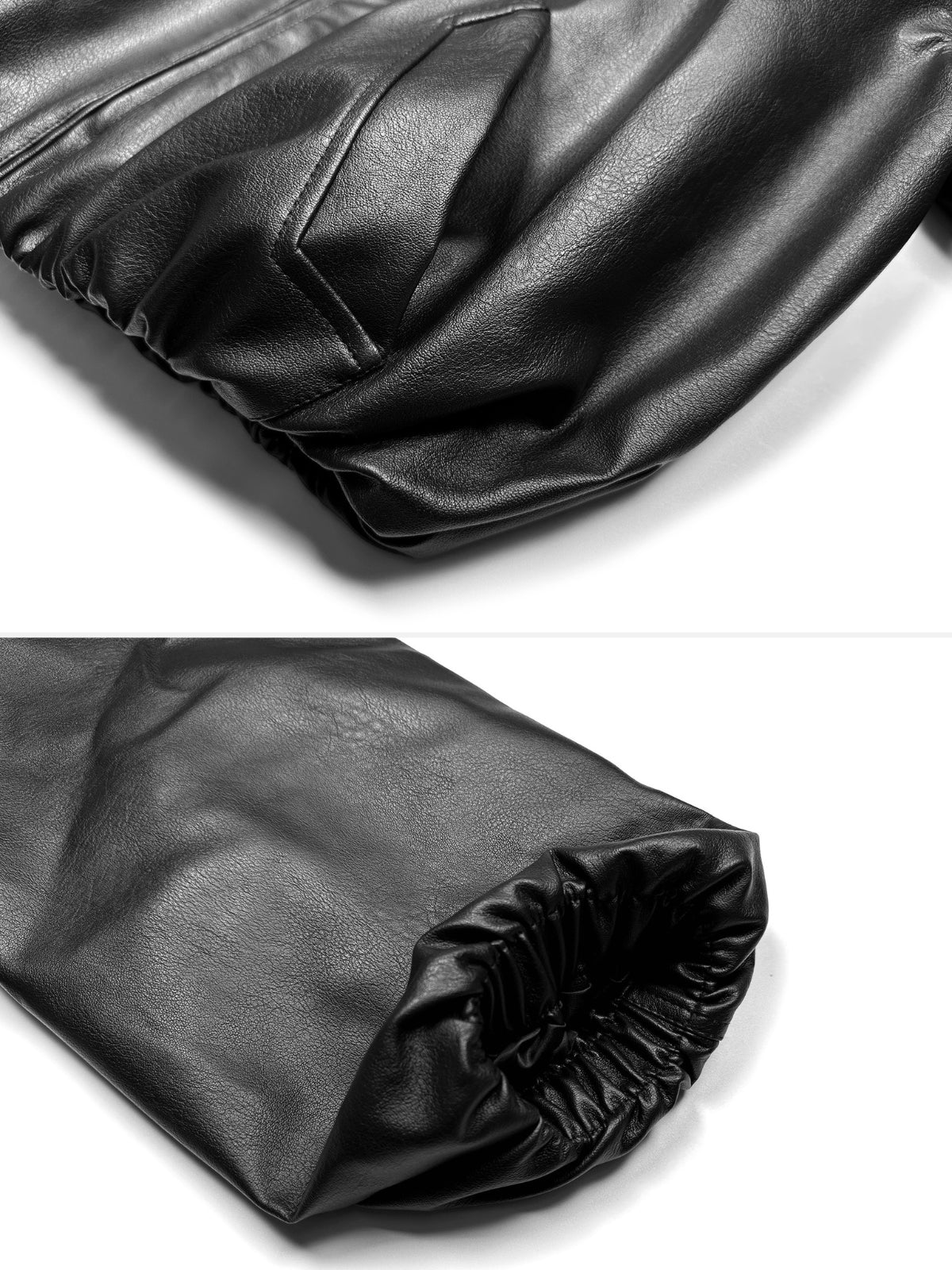 DOWN PRESS - Leather Basic Jacket | TEENWEAR.EU