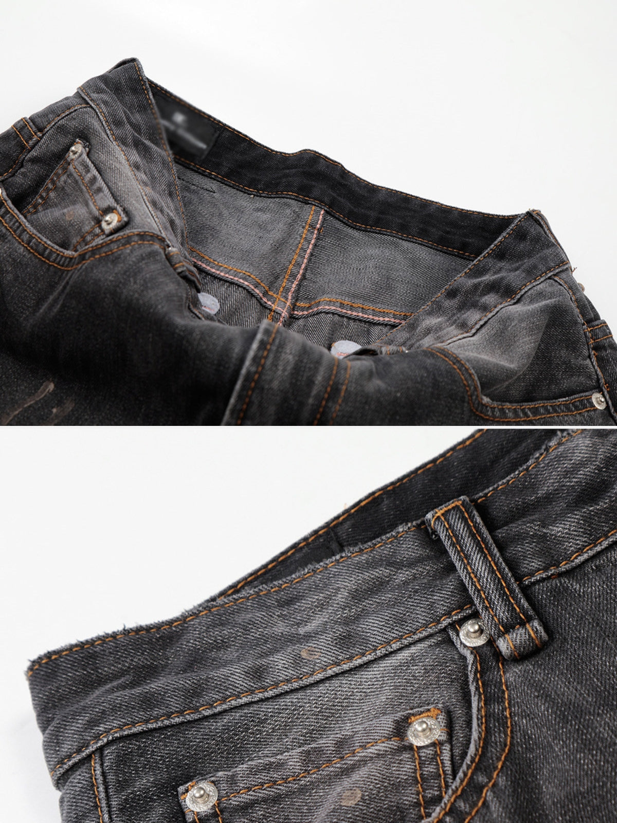 SCRATCHYO - Baggy Graphic Jeans