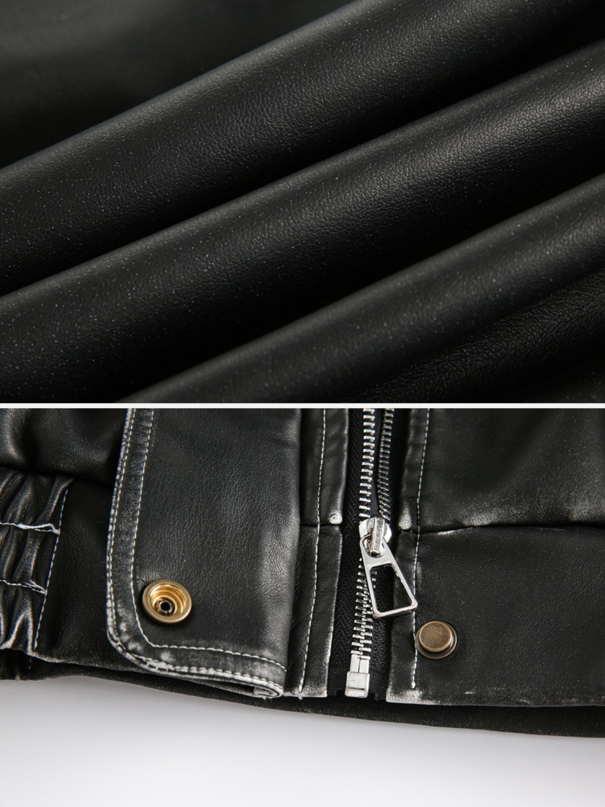 GLACIO - Leather Basic Jacket | TEENWEAR.EU