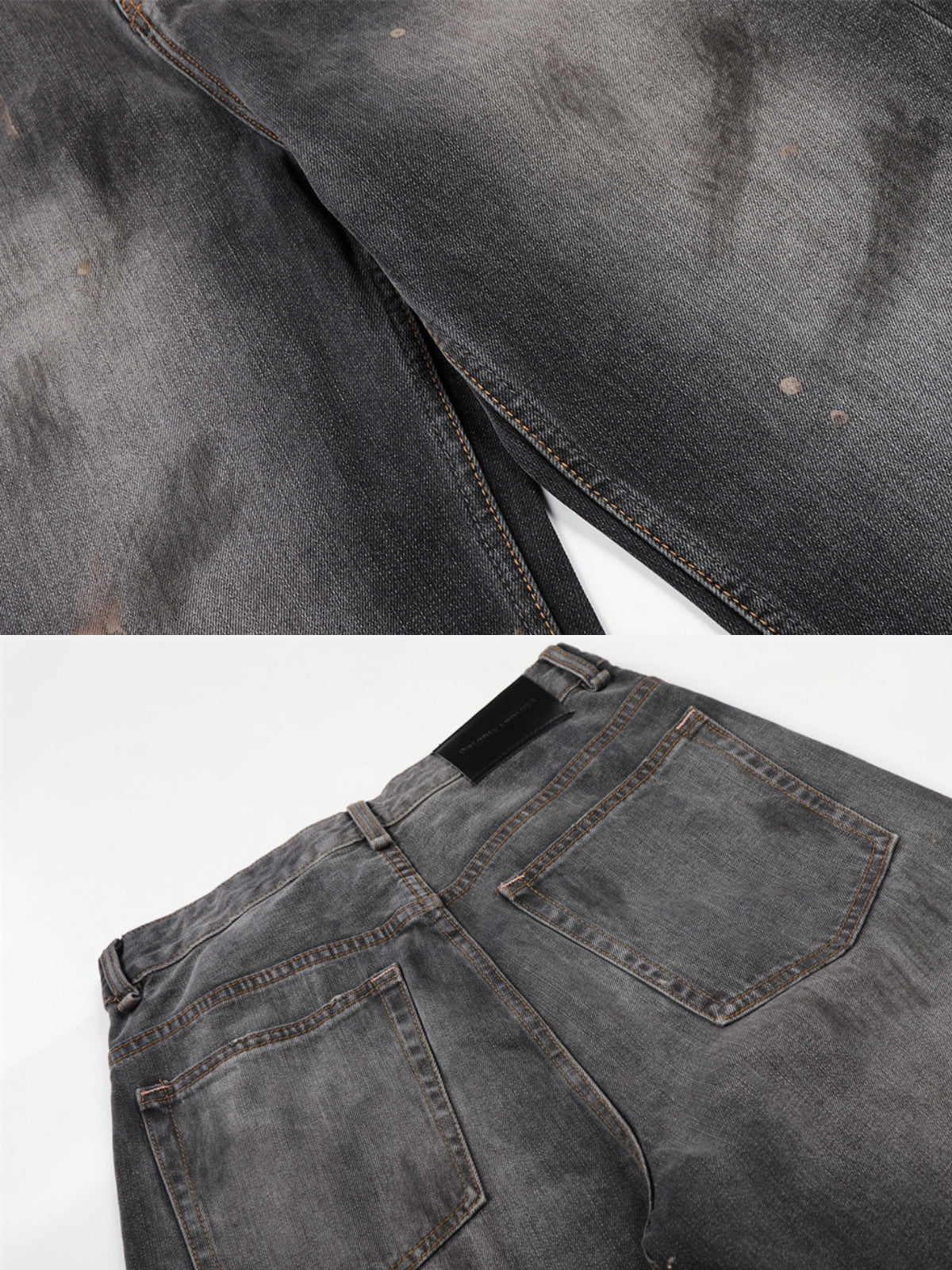 SCRATCHYO - Baggy Graphic Jeans