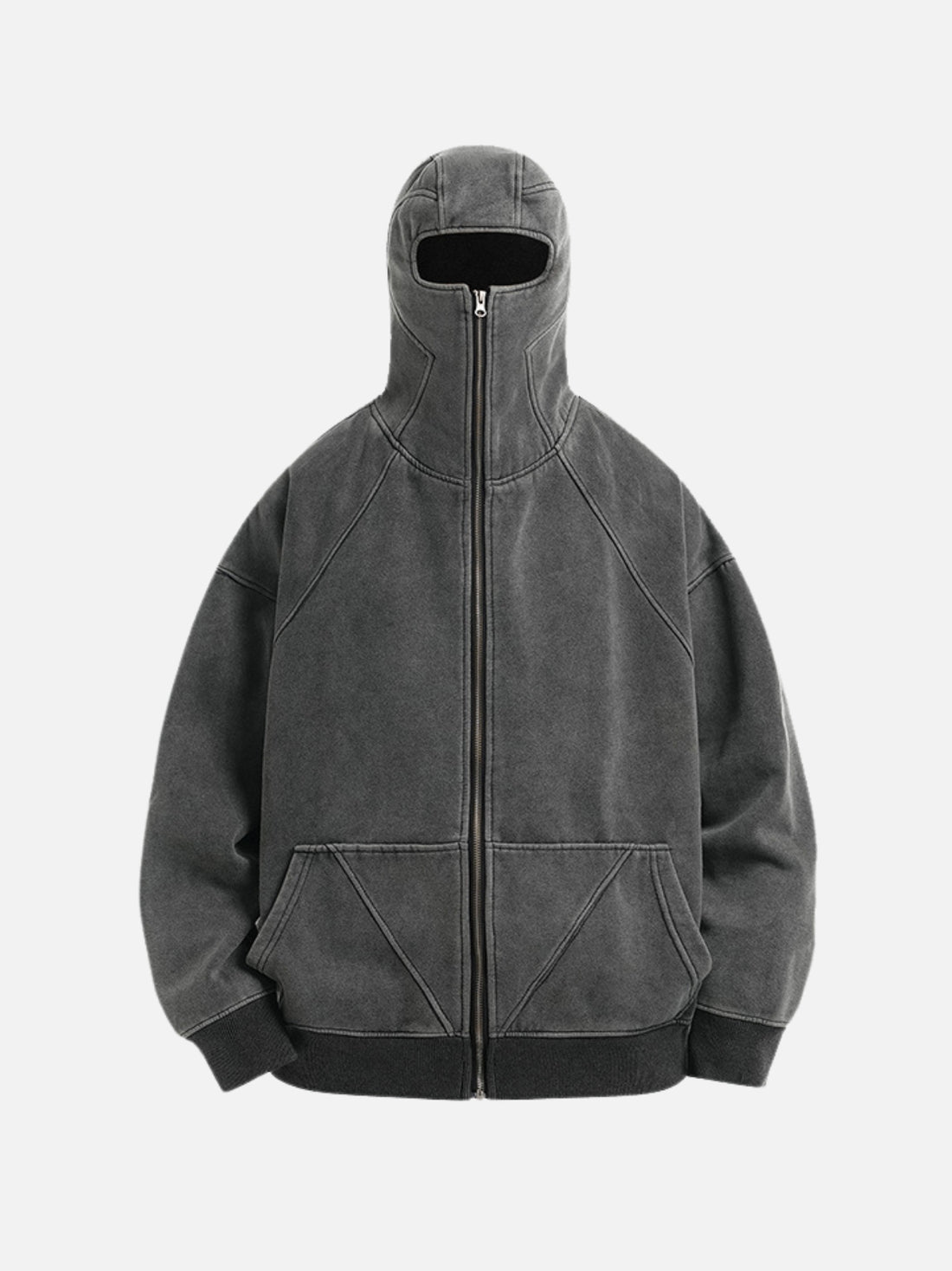 NINJA - Oversized Basic Hoodie Grey | TEENWEAR.EU