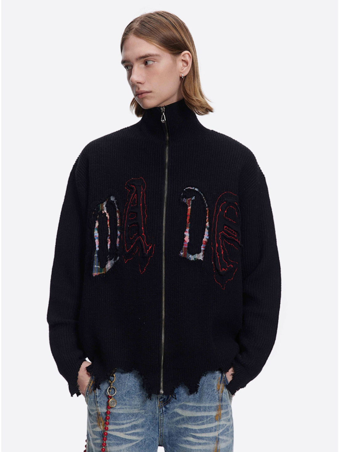 MADE - Oversized Graphic Zip Up Sweater | TEENWEAR.EU