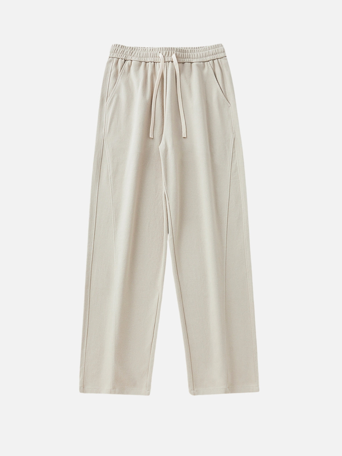 HUSH - Loose Basic Sweatpants Beige | TEENWEAR.EU