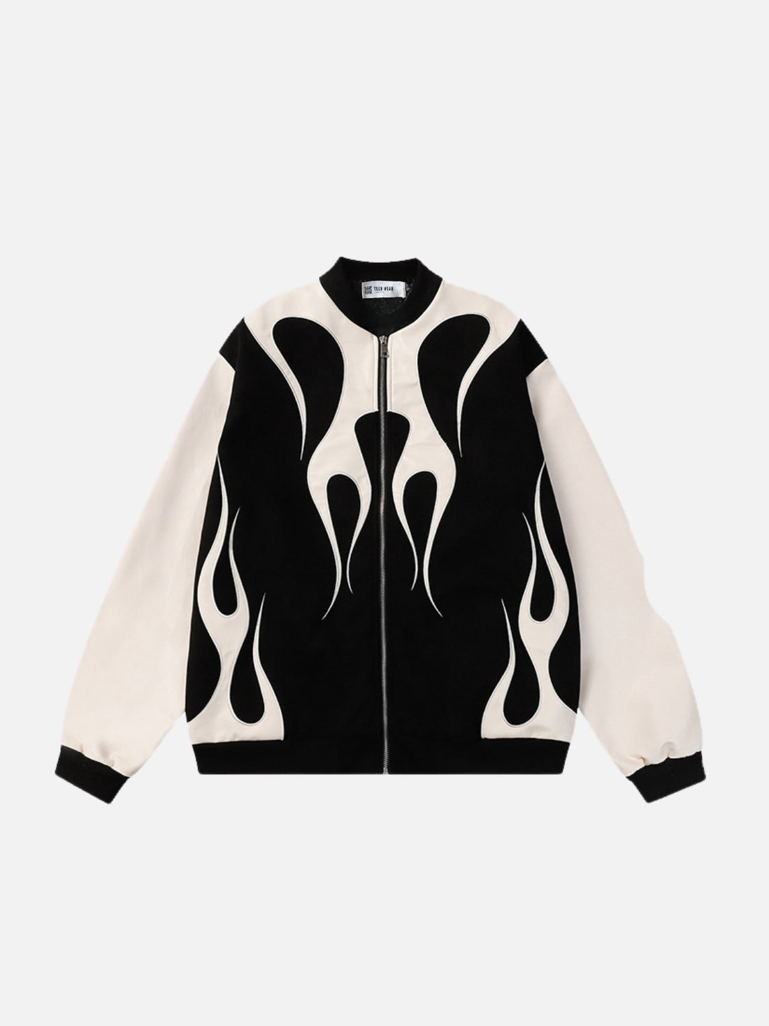 LUXYS - Oversized Graphic Jacket Black | TEENWEAR.EU