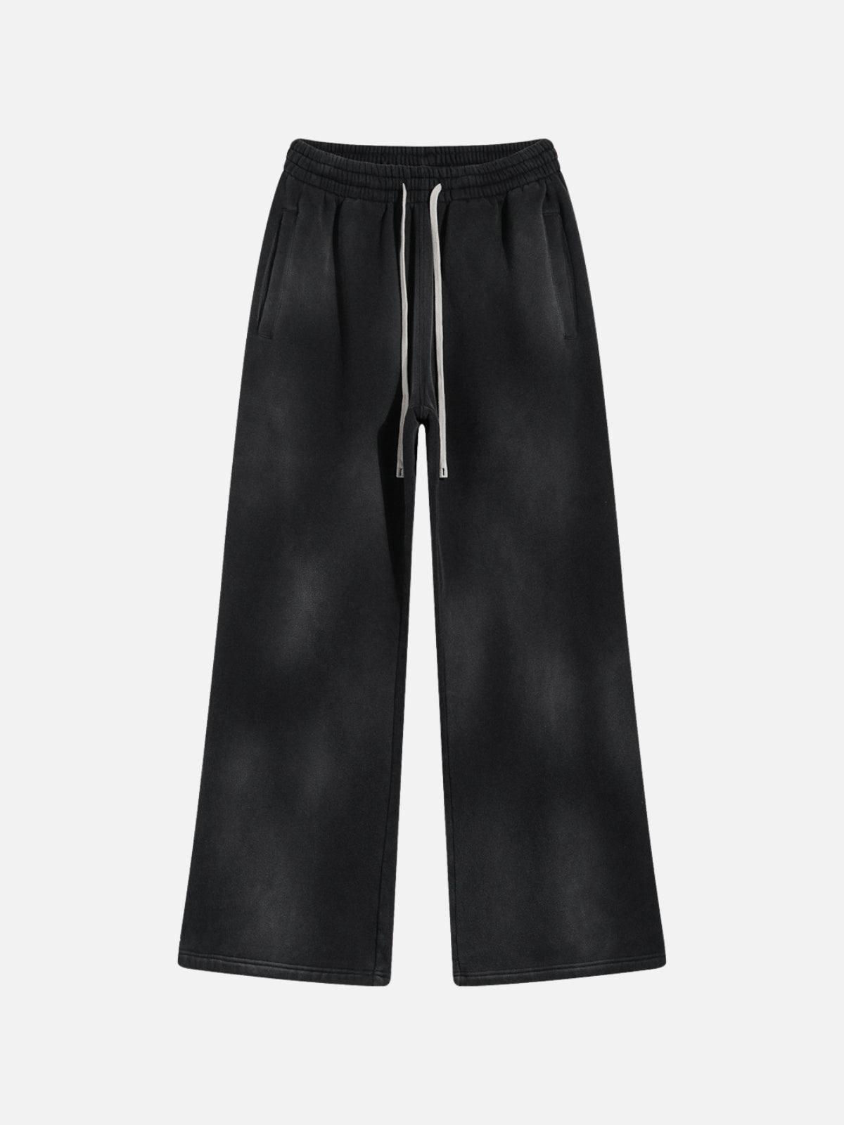 FILTRIES - Loose Basic Flared Sweatpants Black | TEENWEAR.EU