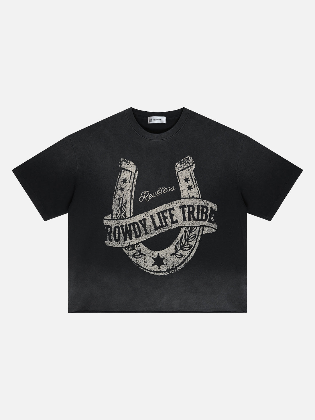 ROWDY - Graphic Boxy T-Shirt Black | Teenwear.eu
