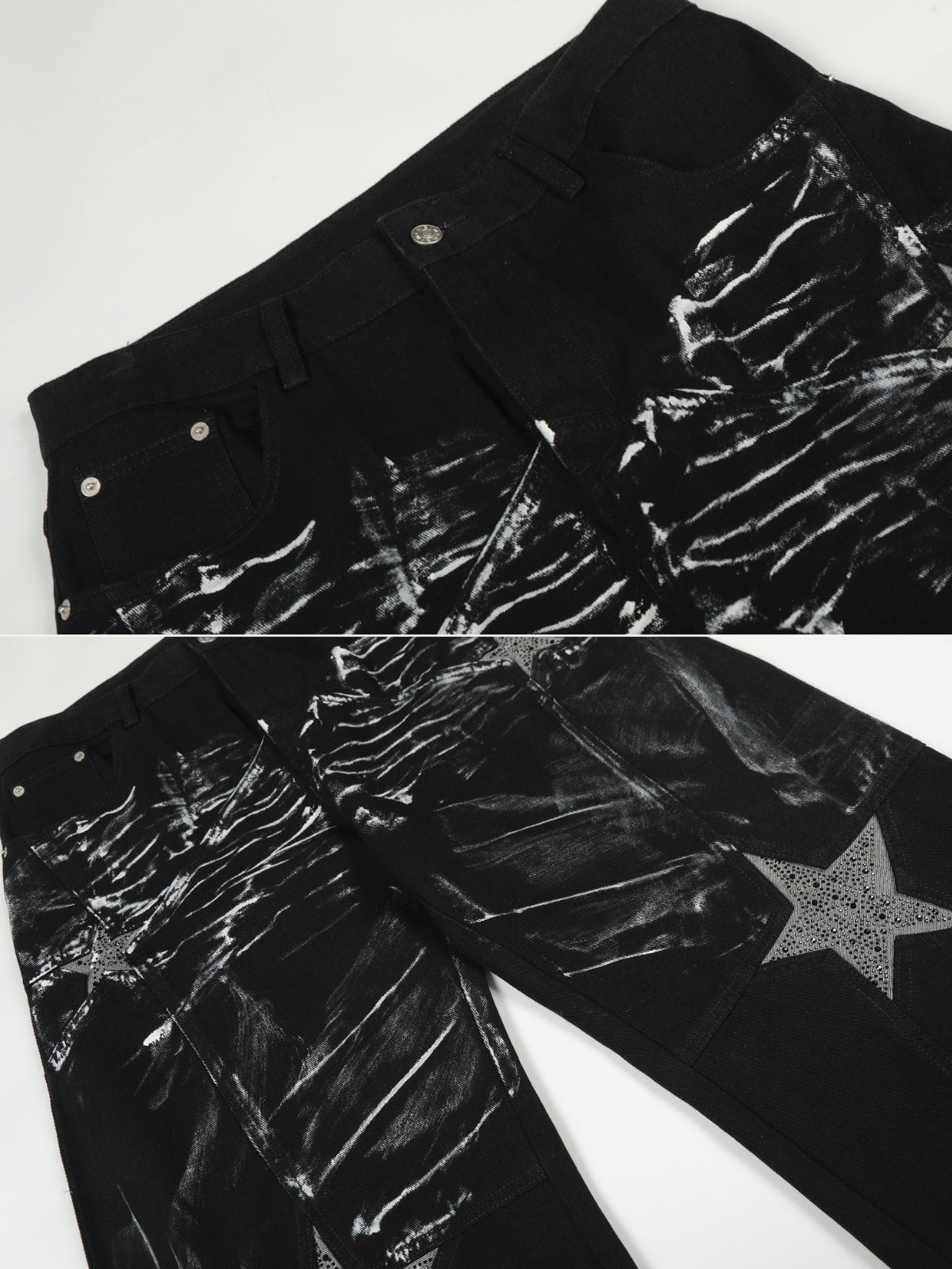 STELRZ – Baggy Graphic Jeans