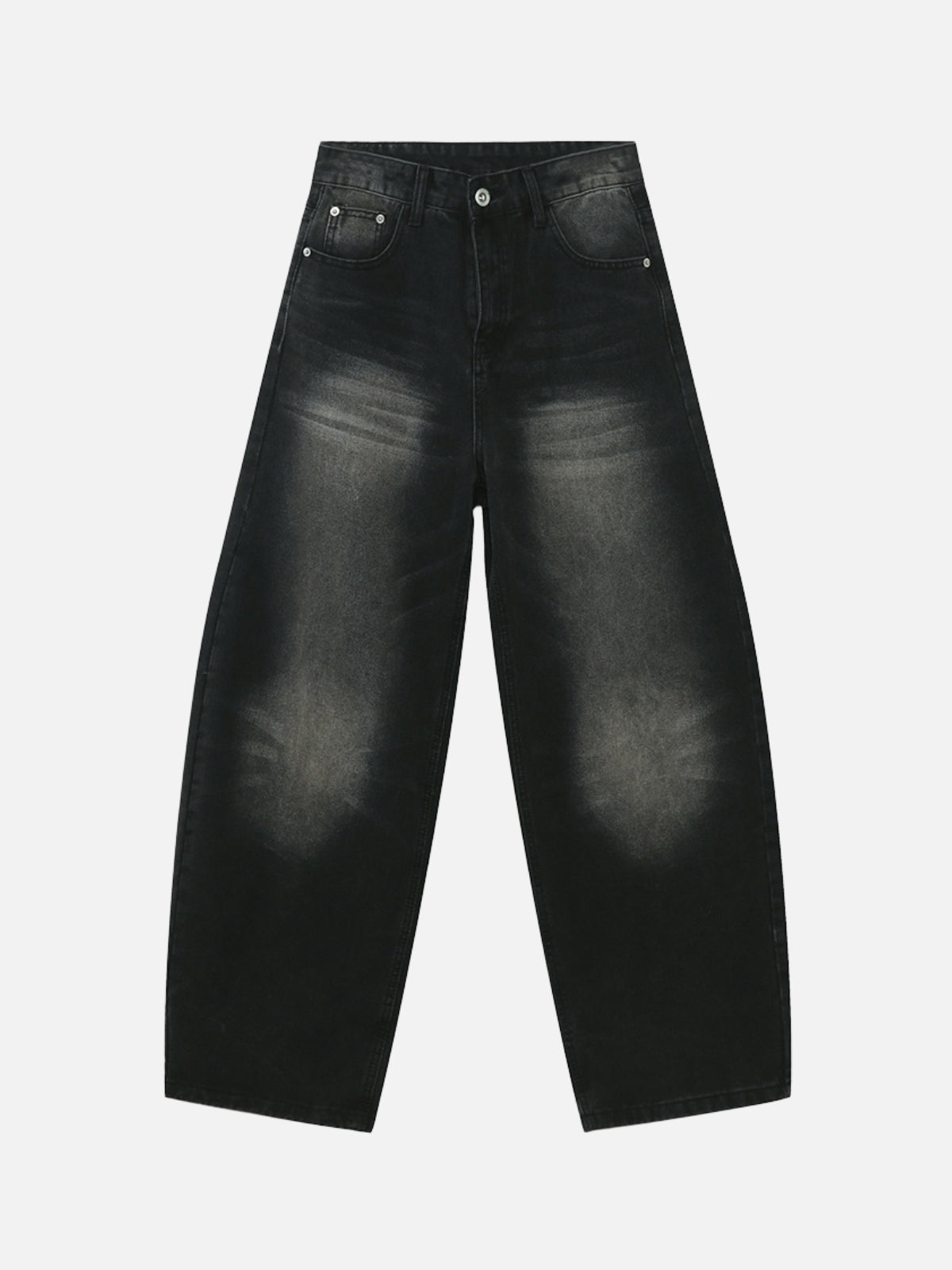BENGER - Loose Basic Jeans Black | TEENWEAR.EU