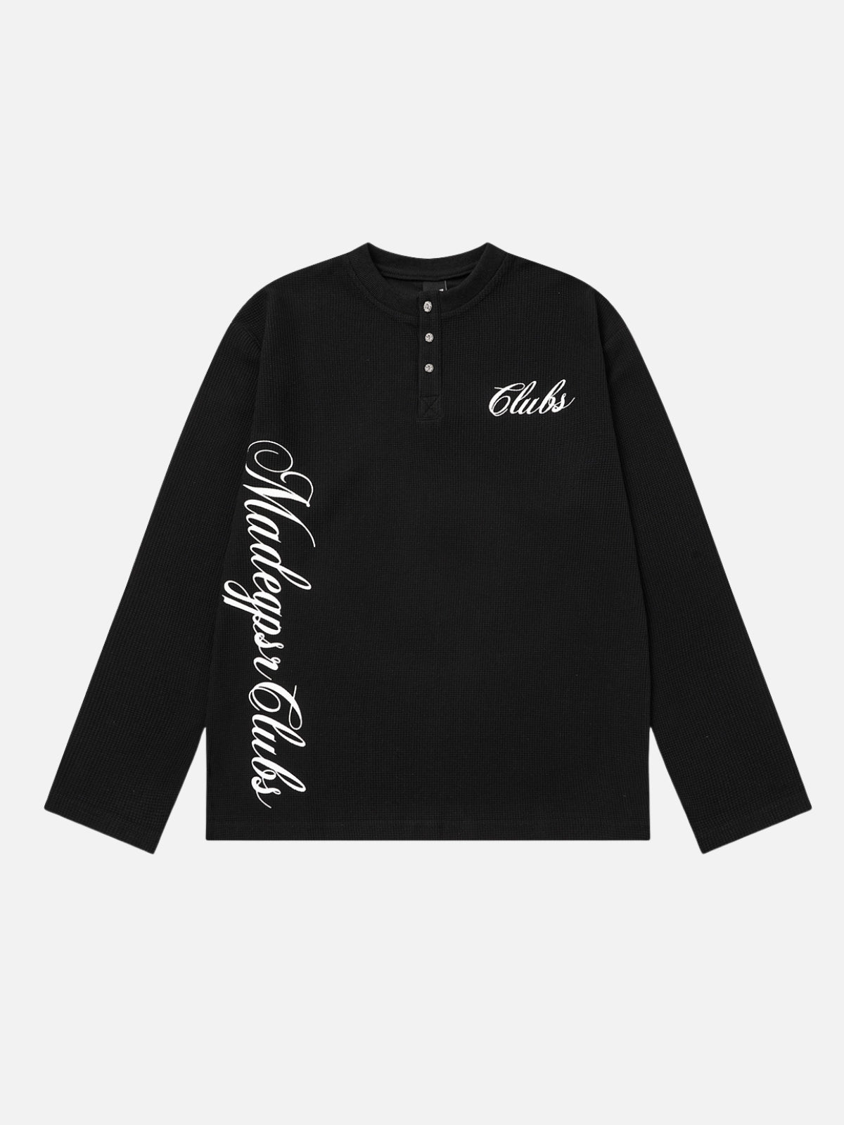 CLUBS - Long Sleeve Print T-Shirt Black | Teenwear.eu
