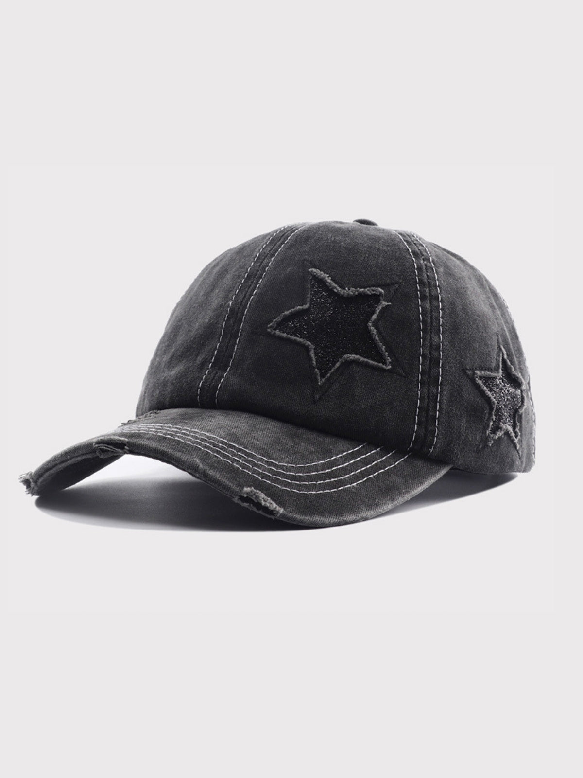 STARCAP - Graphic Curved Cap Black 54-60cm | TEENWEAR.EU