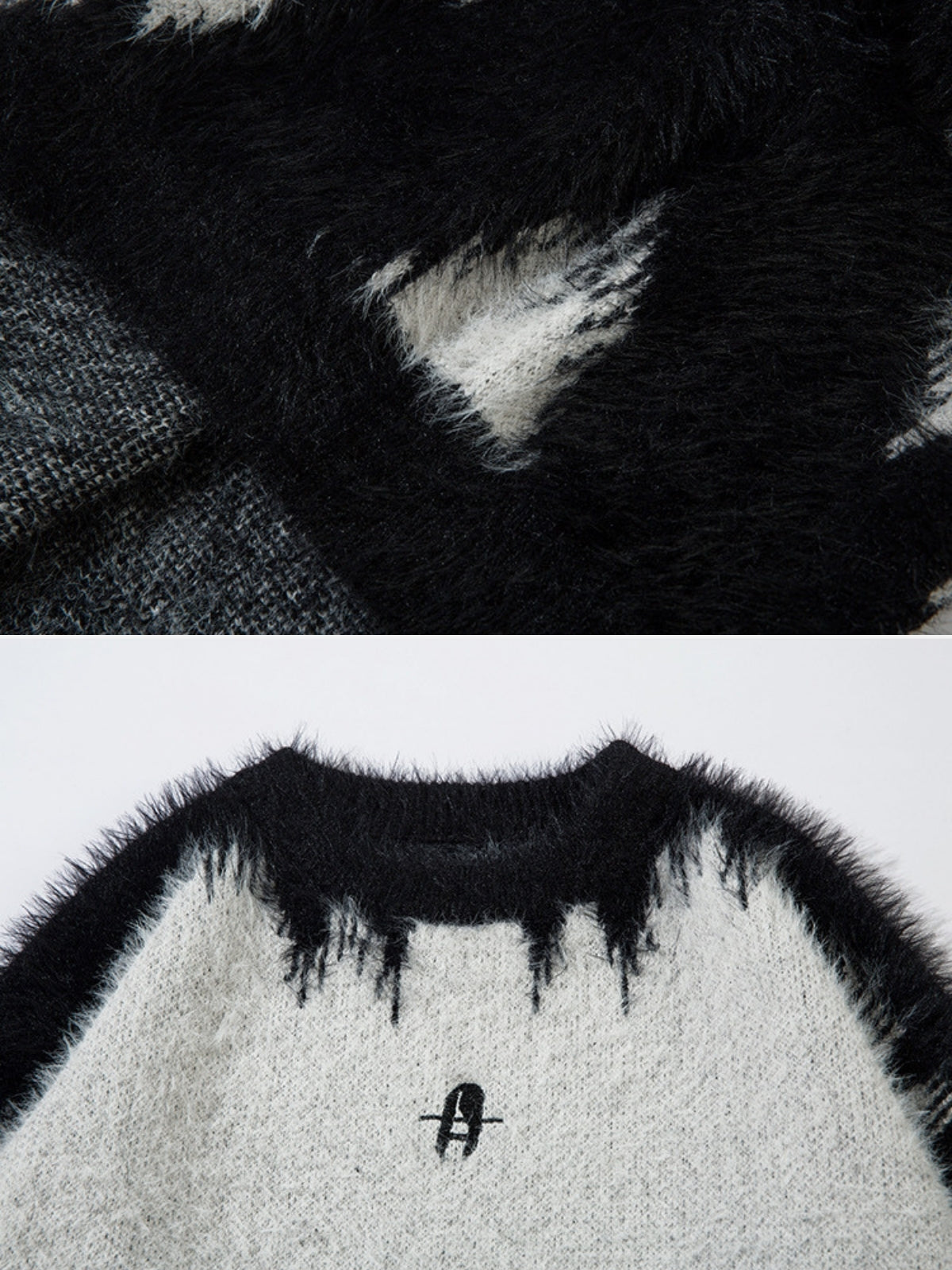 AMBROI - Oversized Embroidered Sweater | TEENWEAR.EU