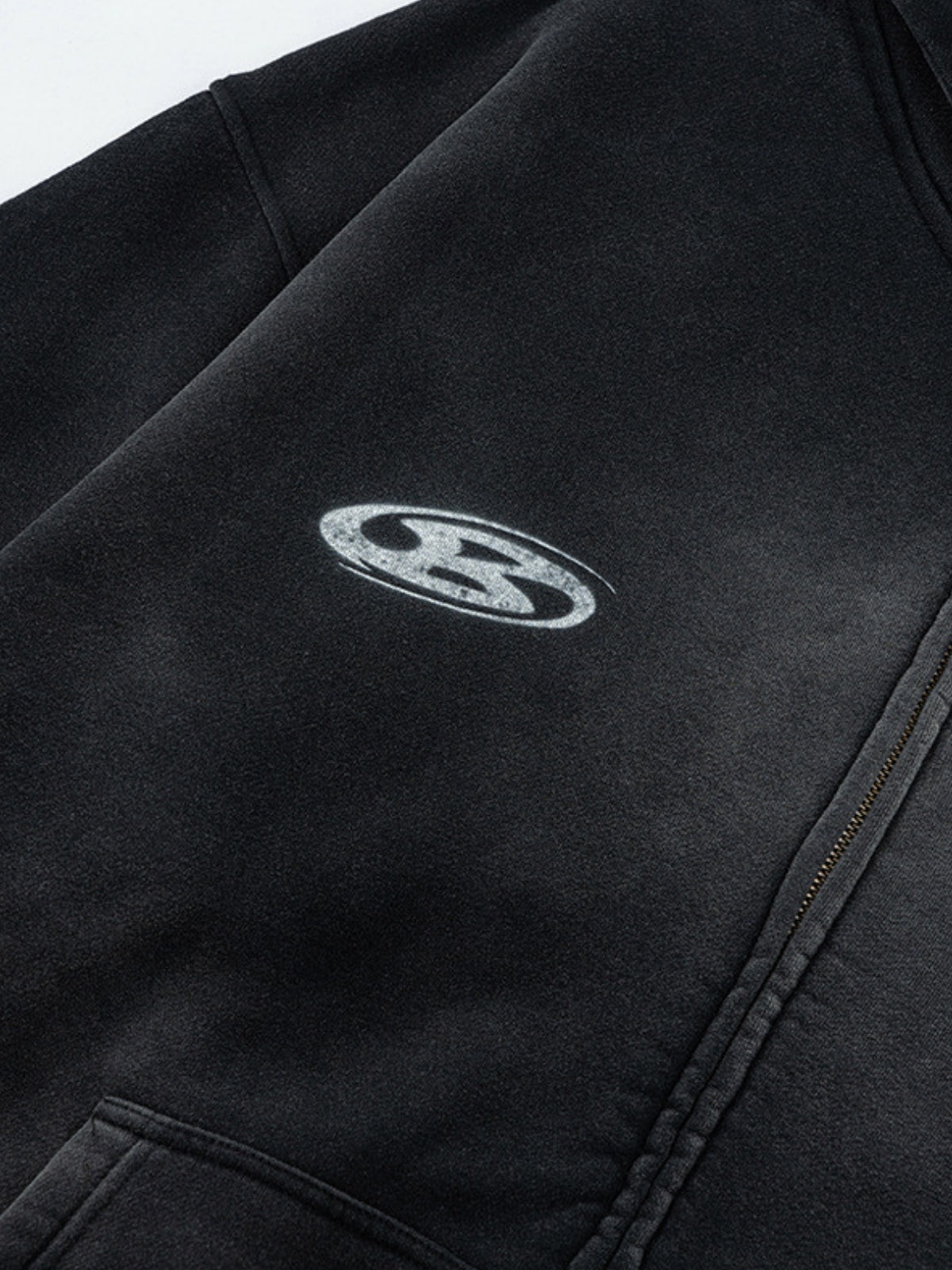 PERSUE - Oversized Print Zip Up Hoodie | TEENWEAR.EU