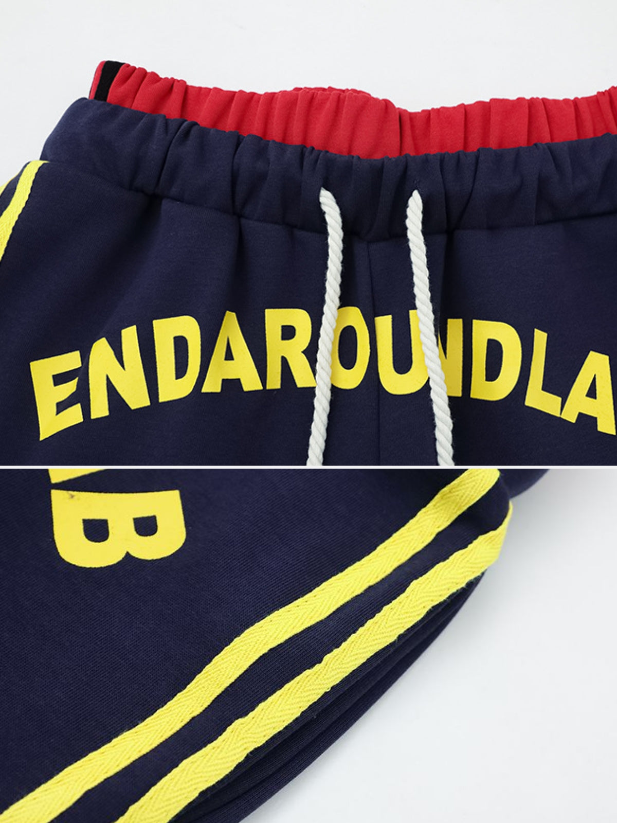 ENDAROUNDLAB - Oversized Graphic Shorts | Teenwear.eu