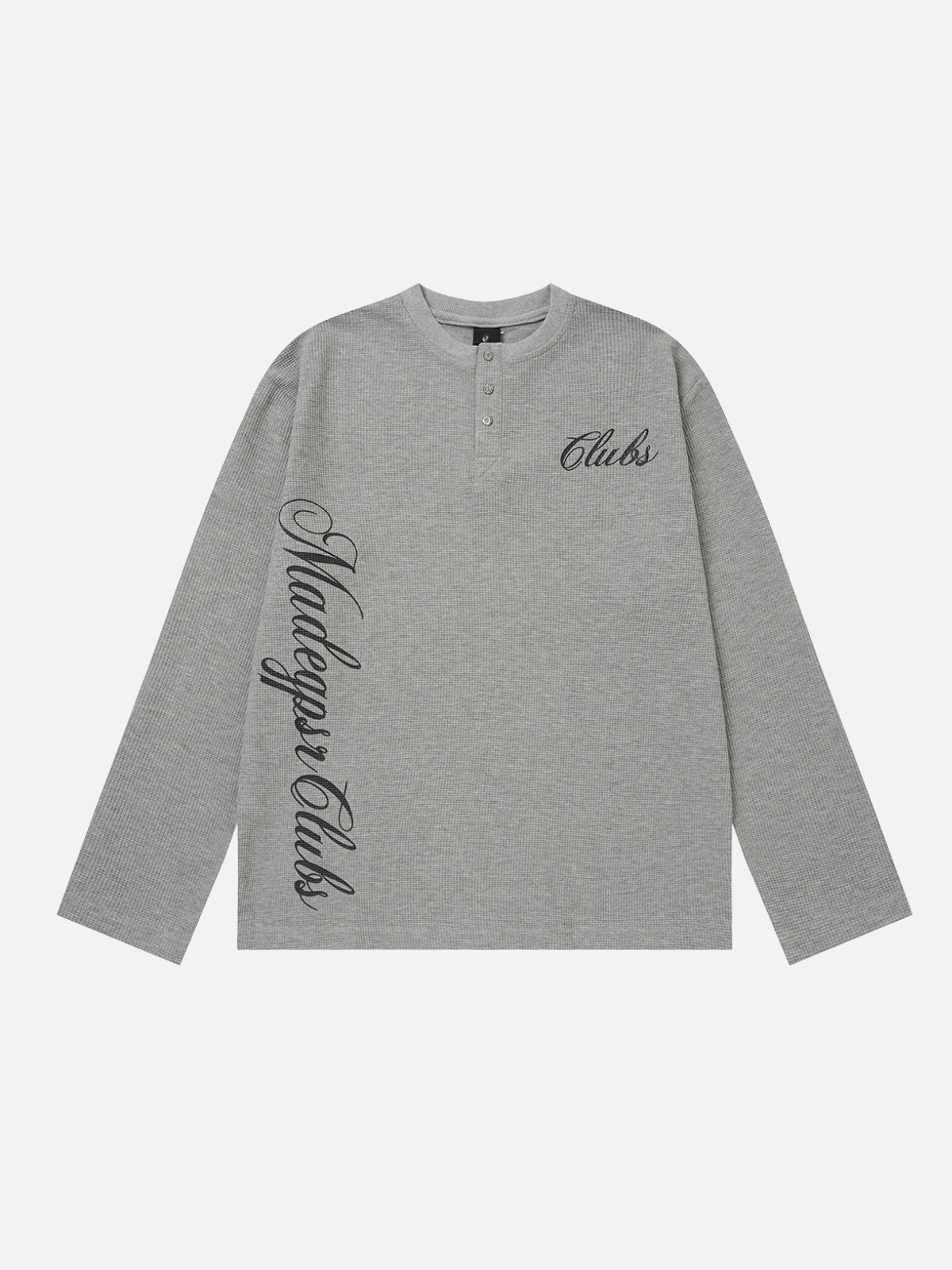 CLUBS - Long Sleeve Print T-Shirt Grey | Teenwear.eu