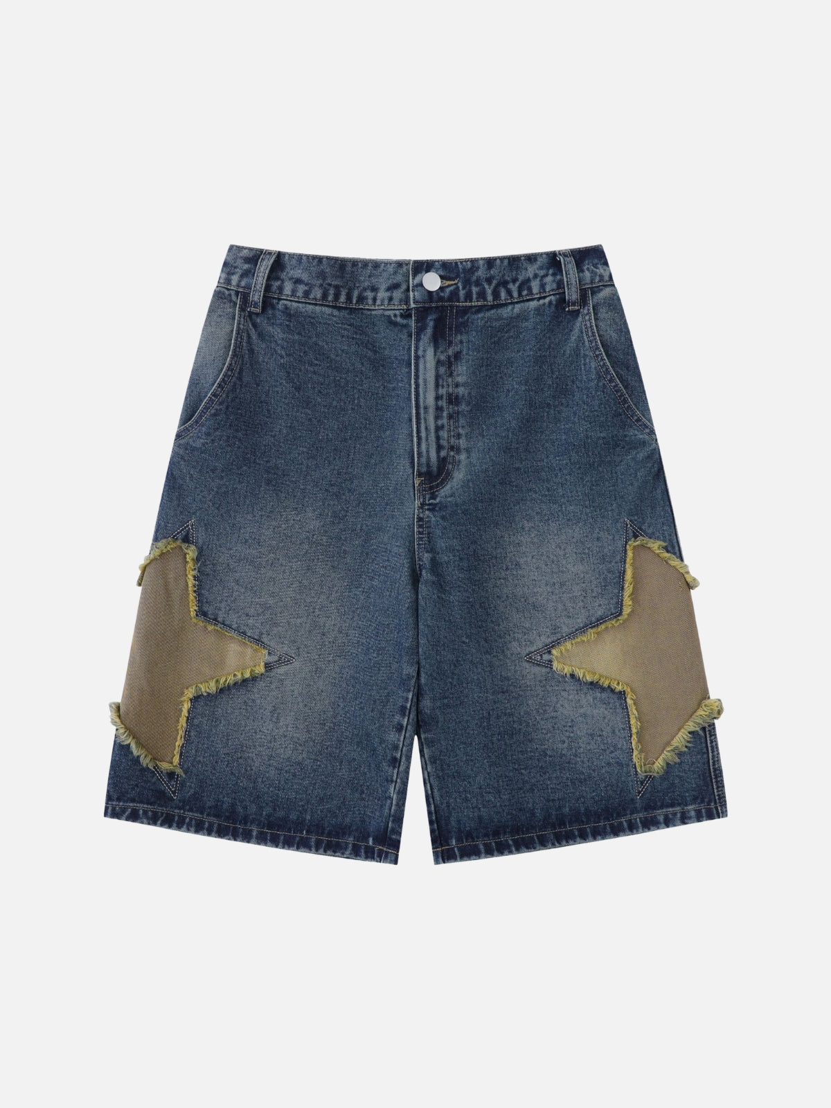 STARSIE - Baggy Embroidered Shorts Blue | Teenwear.eu