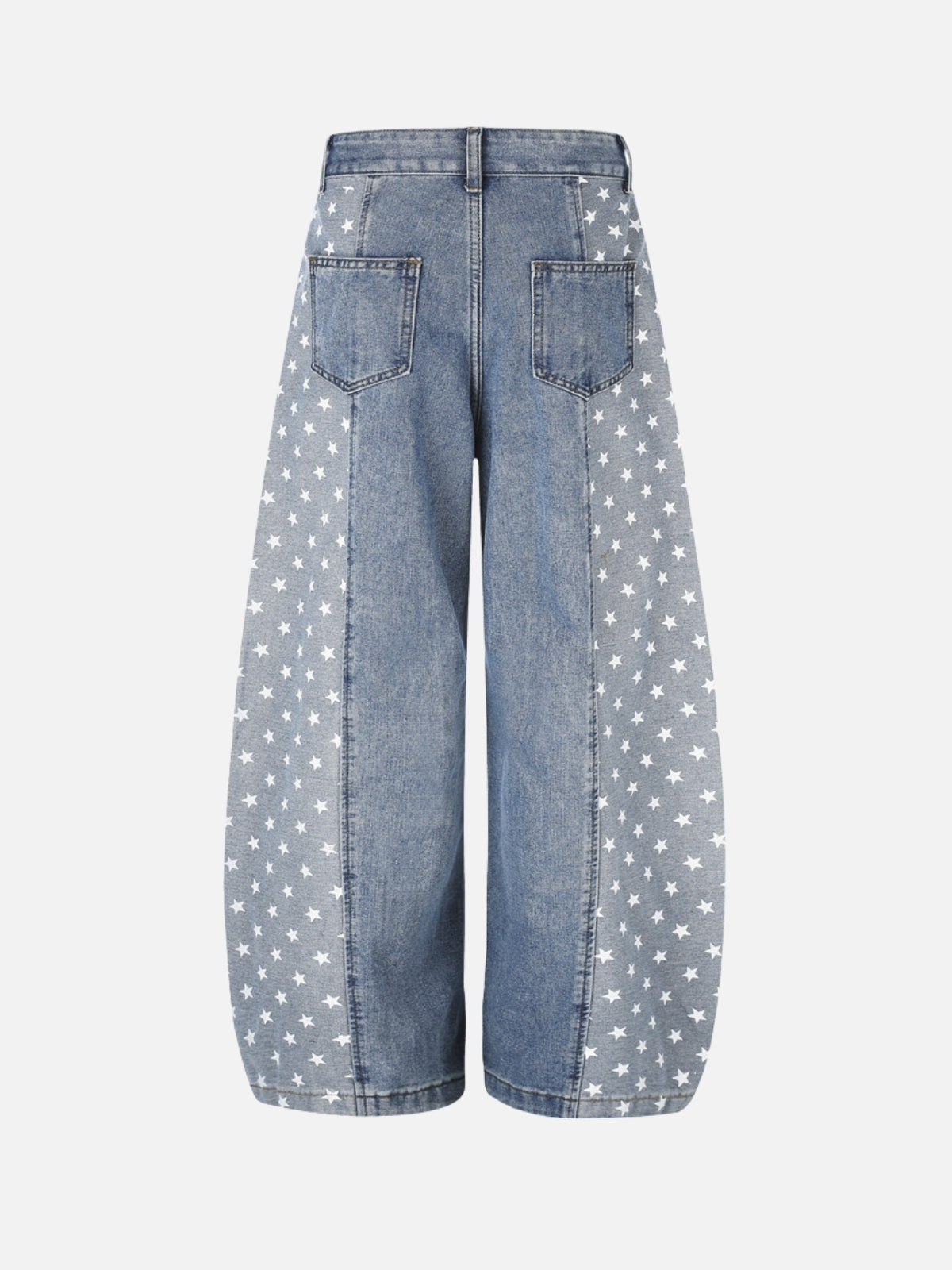 AMERCI - Embroidered Star Patch Baggy Jeans