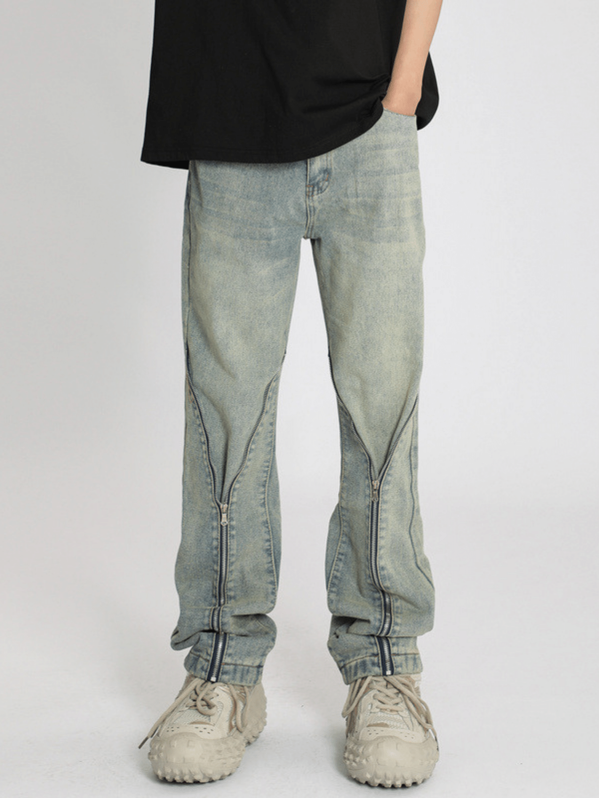 ZIPUP - Flared Zipper Jeans | TEENWEAR.EU