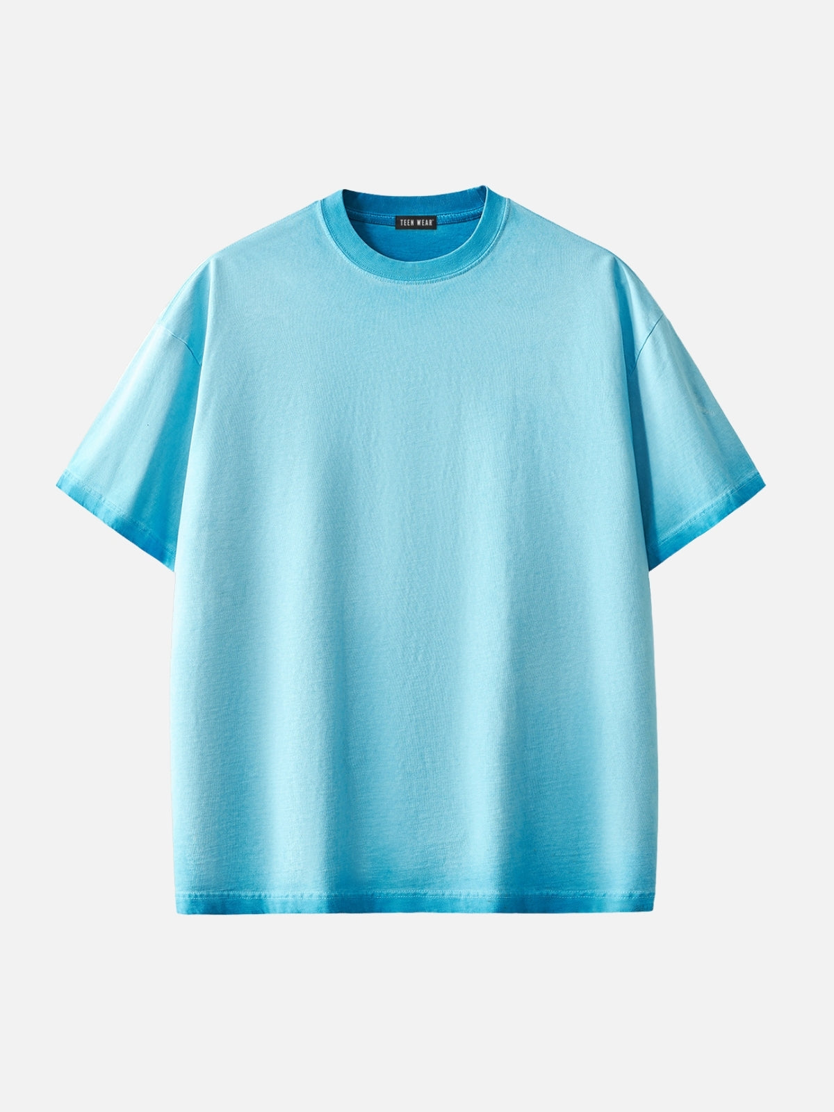BASICLY - Premium Cotton Oversized T-Shirt Blue | TEENWEAR.EU