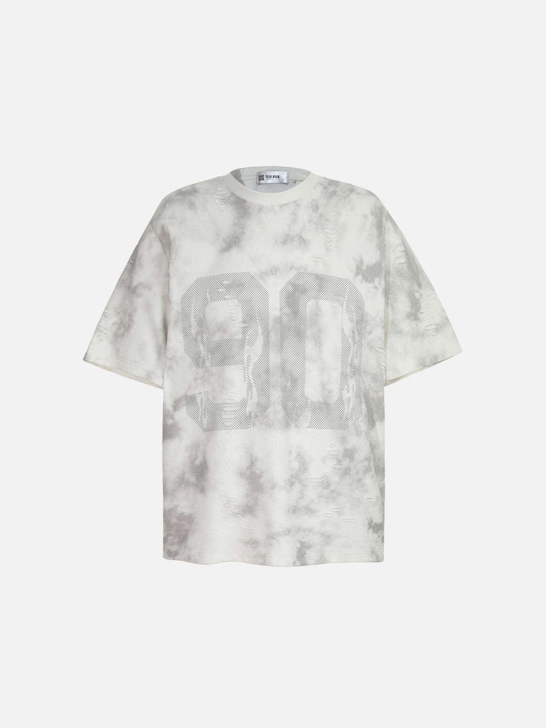 TIMES - Oversized Graphic Jersey T-Shirt Black | TEENWEAR.EU