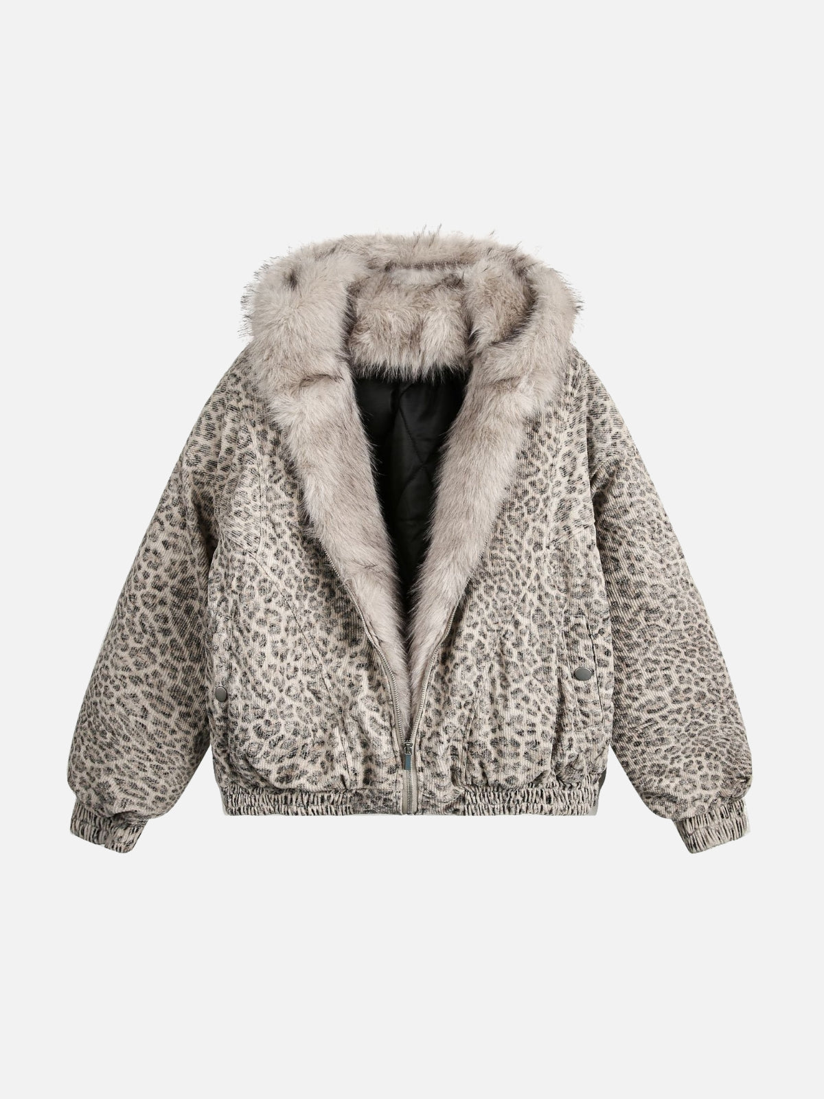 WILD VEIL - Oversized Leopard Print Jacket | Teenwear.eu