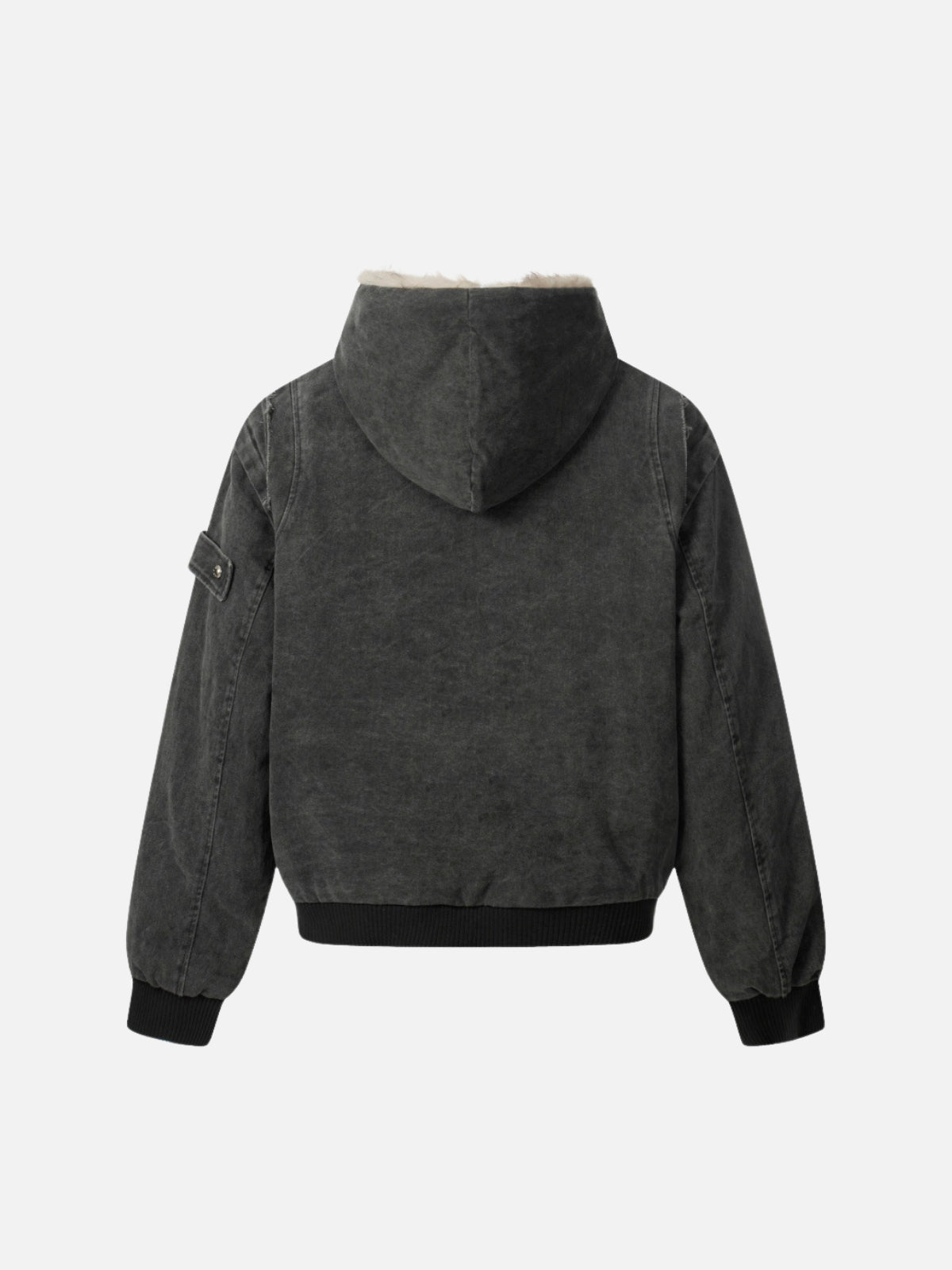 FRAYZO – Oversized Denim Embroidered Jacket