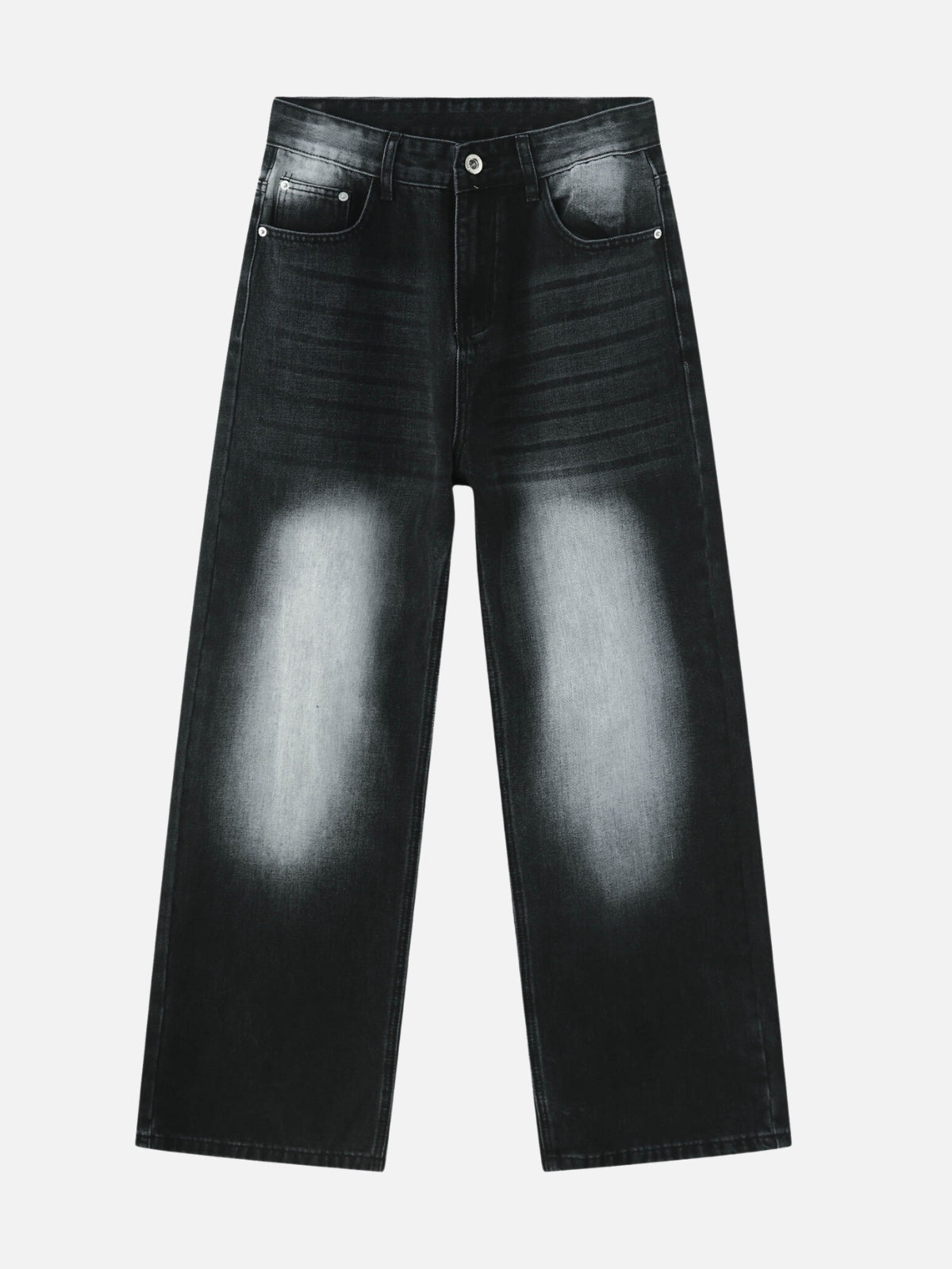 BREEZY - Baggy Washed Jeans Black | TEENWEAR.EU