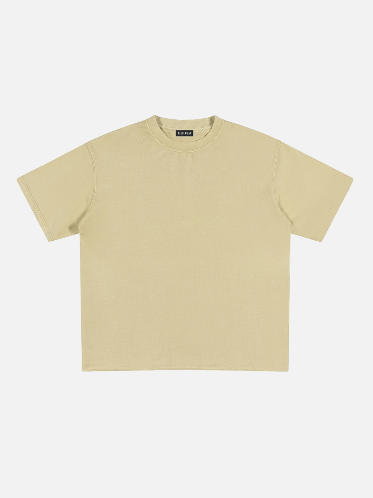 CENORIO - Oversized Basic T-Shirt Beige | TEENWEAR.EU