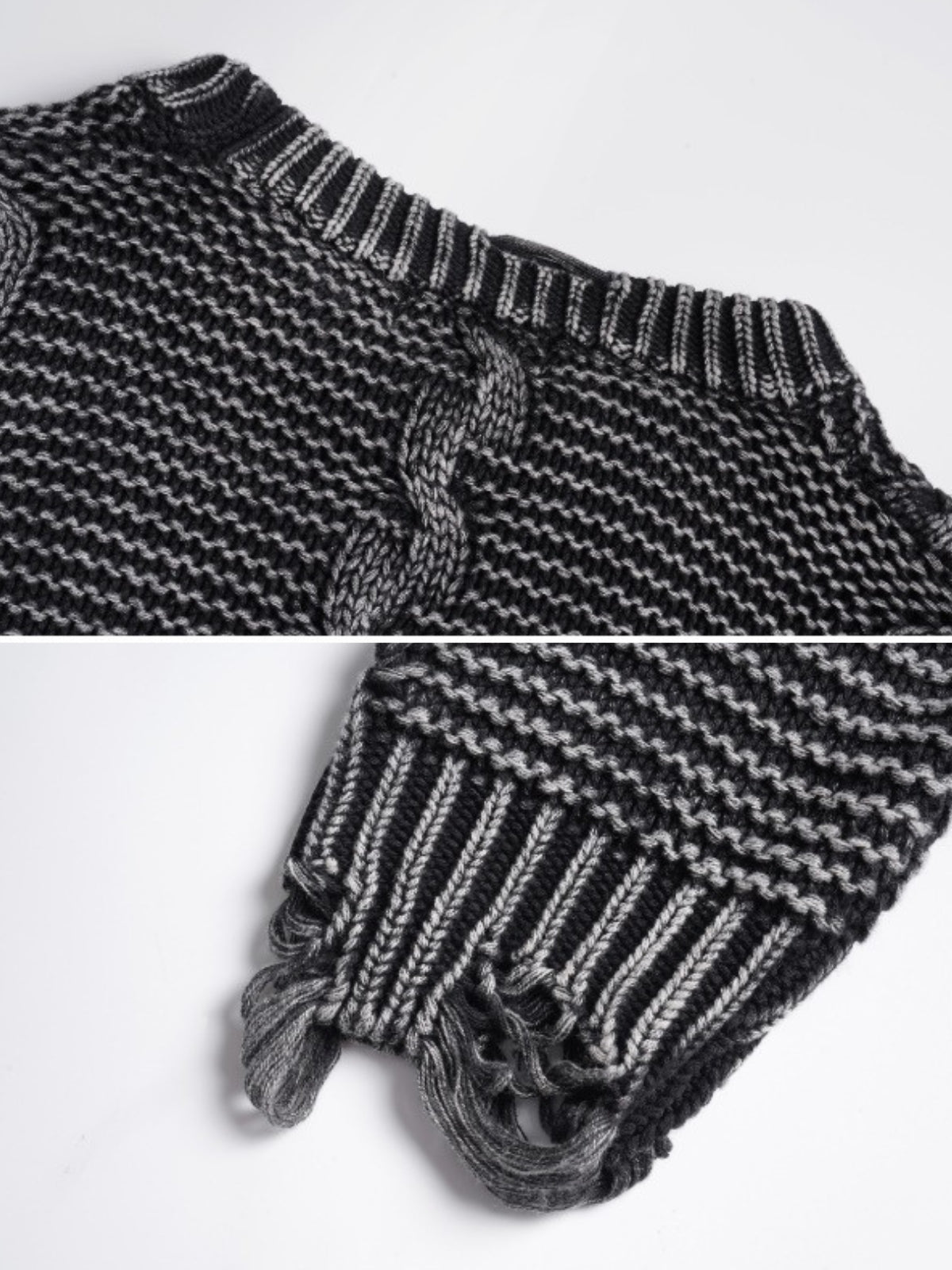 CHAINED - Oversized Embroidered Sweater | TEENWEAR.EU