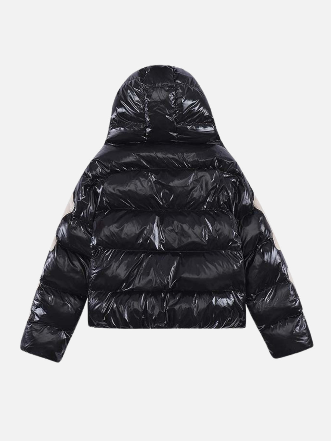 SHINED - Puffer Embroidered Jacket Black | TEENWEAR.EU