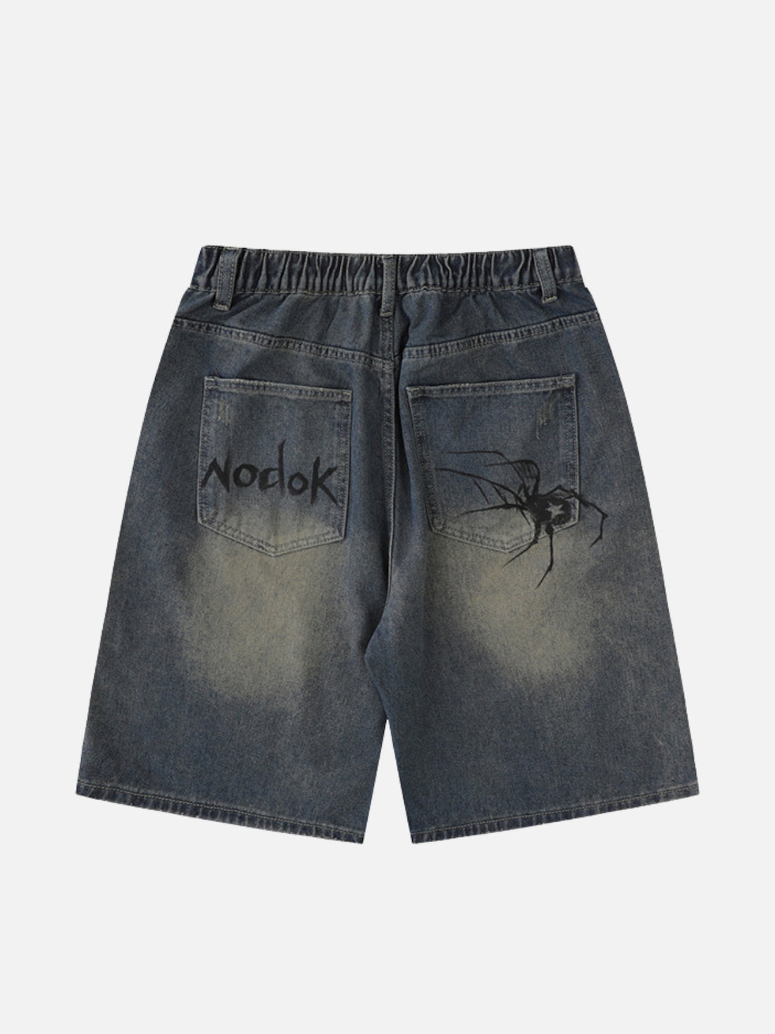 SPIDER - Baggy Graphic Shorts Blue | Teenwear.eu