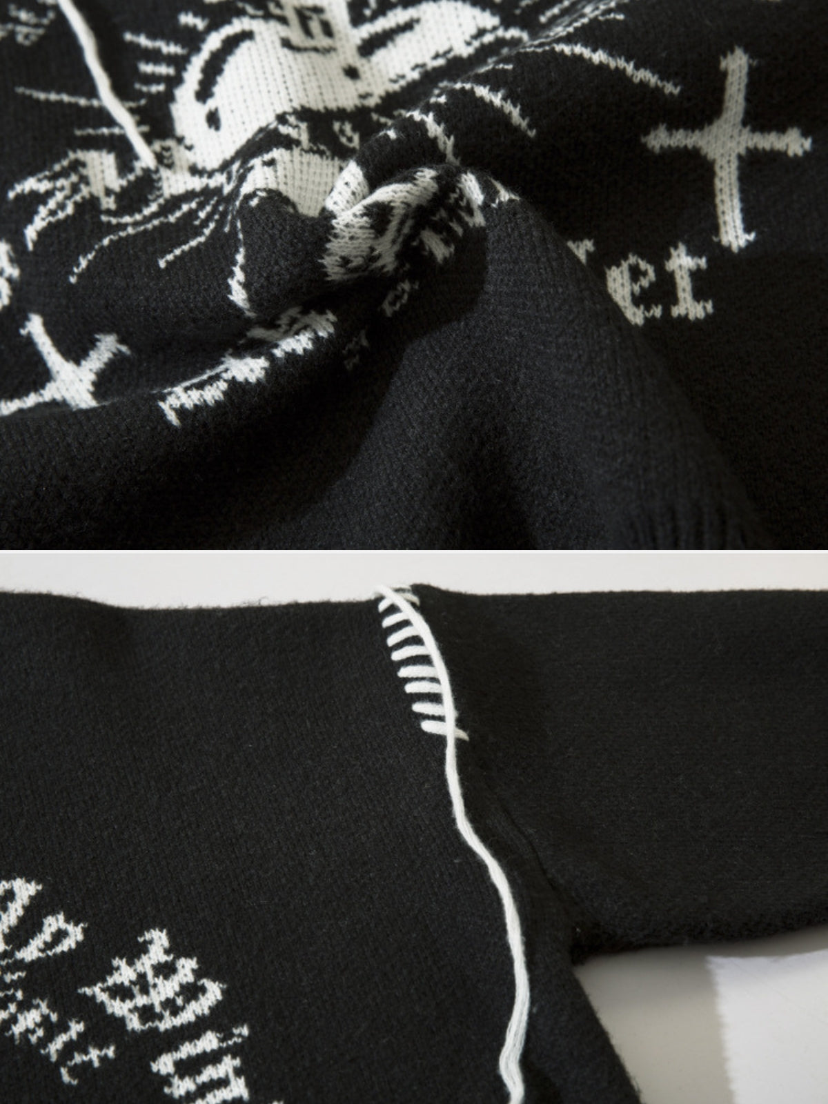 ANBULLET - Oversized Graphic Sweater | TEENWEAR.EU