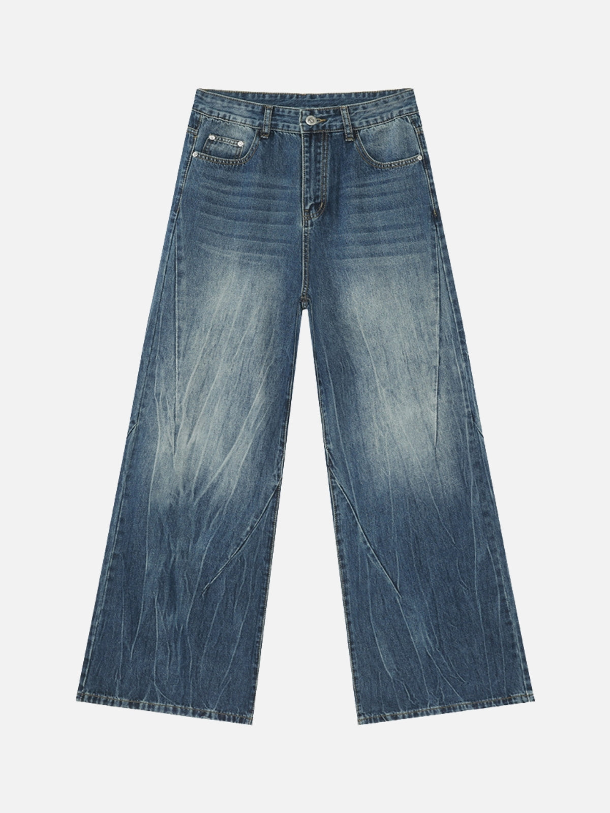 SHADOWFADE - Baggy Basic Jeans Blue | TEENWEAR.EU