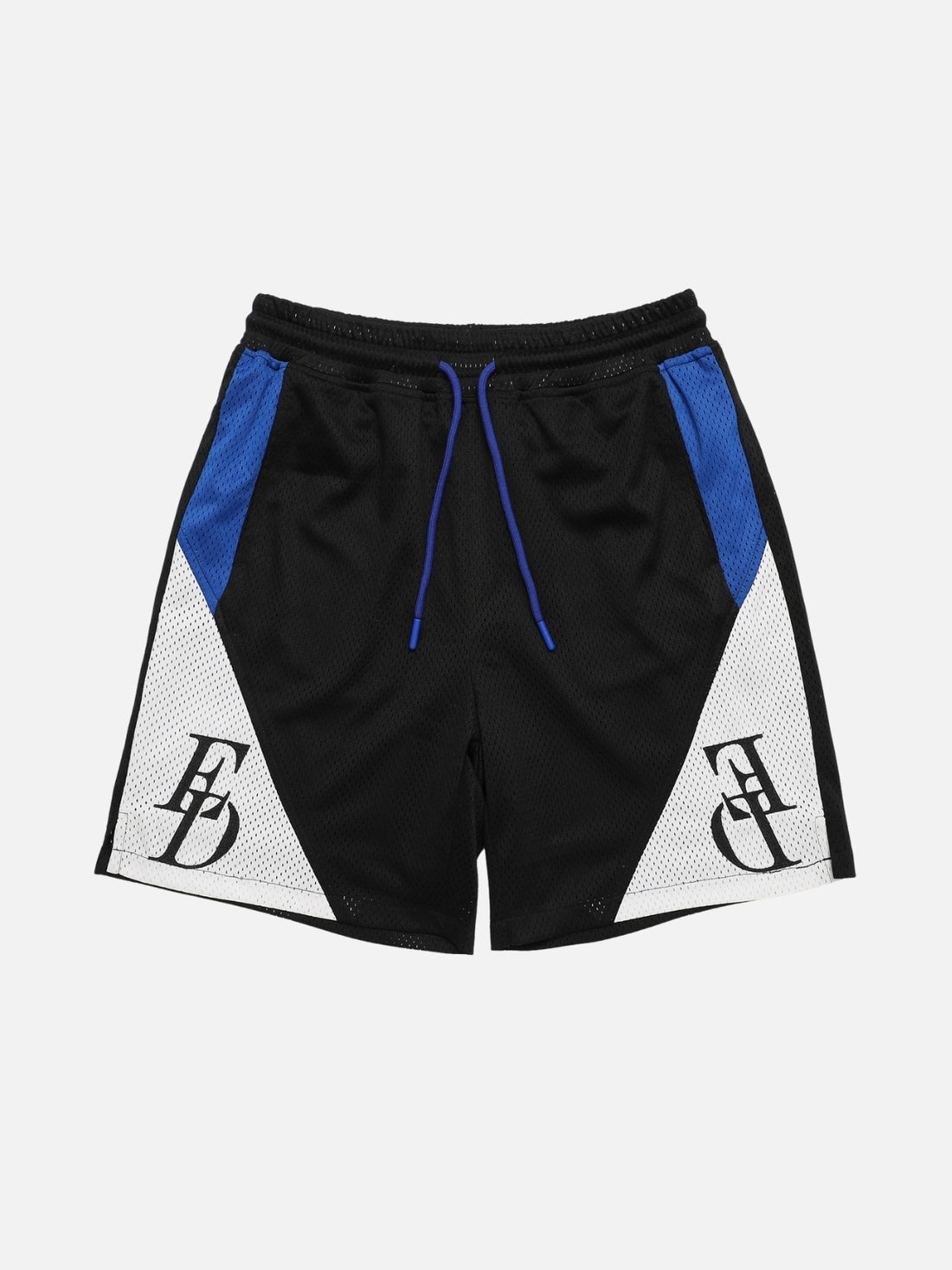 ED - Regular Graphic Mesh Shorts Black | TEENWEAR.EU