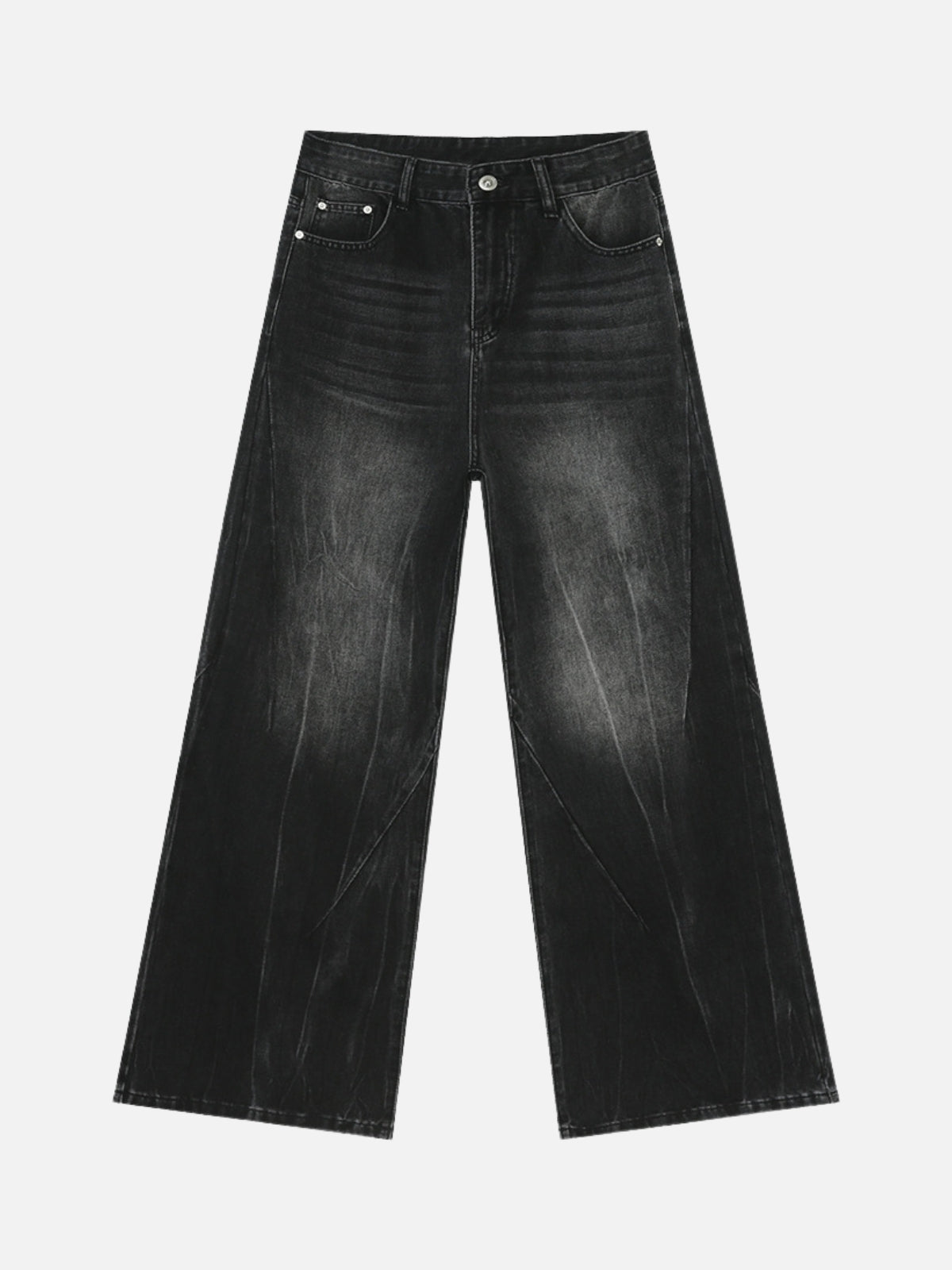 SHADOWFADE - Baggy Basic Jeans Black | TEENWEAR.EU