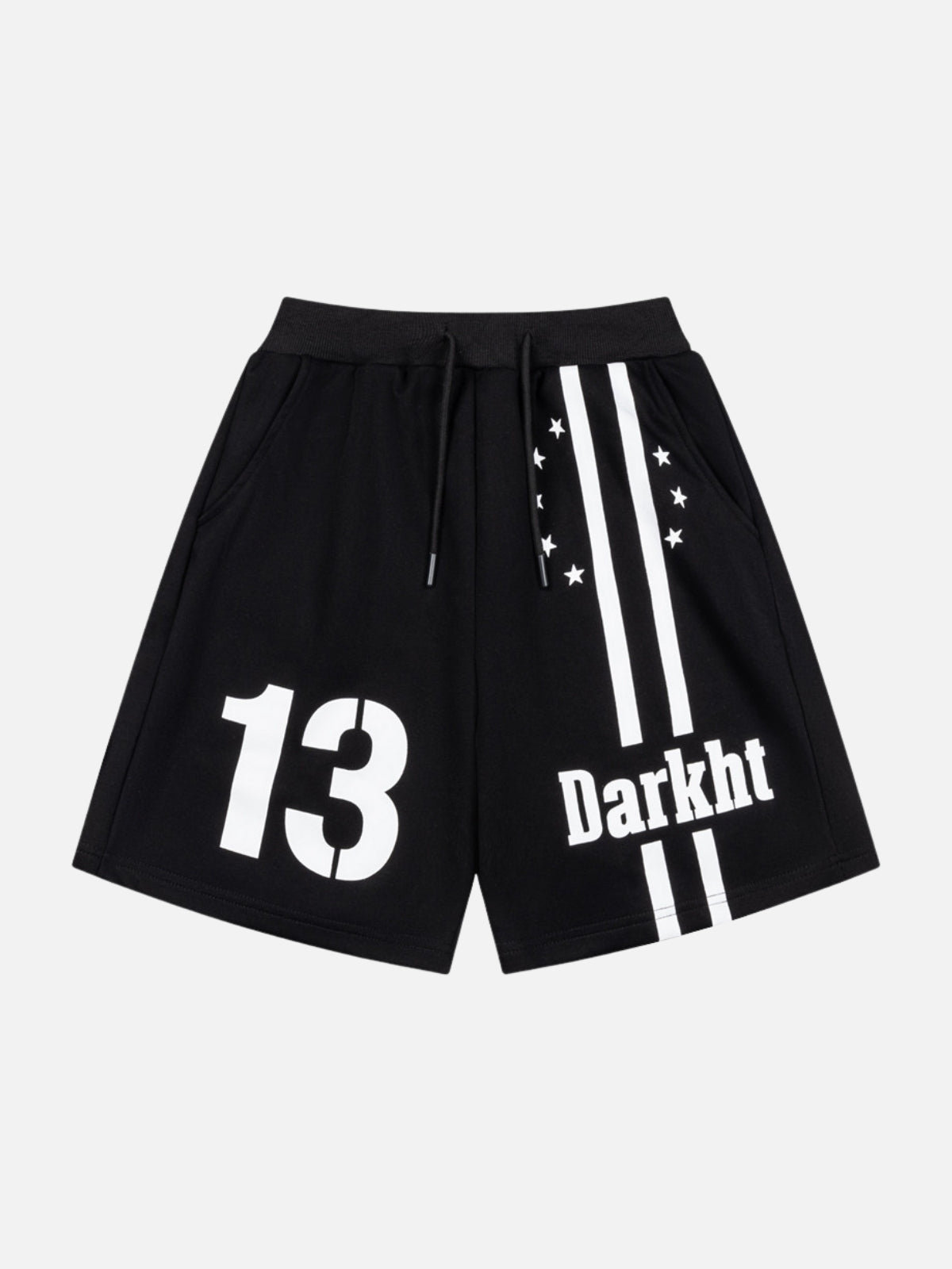 DARKHT- Loose Jogger Shorts Black | Teenwear.eu