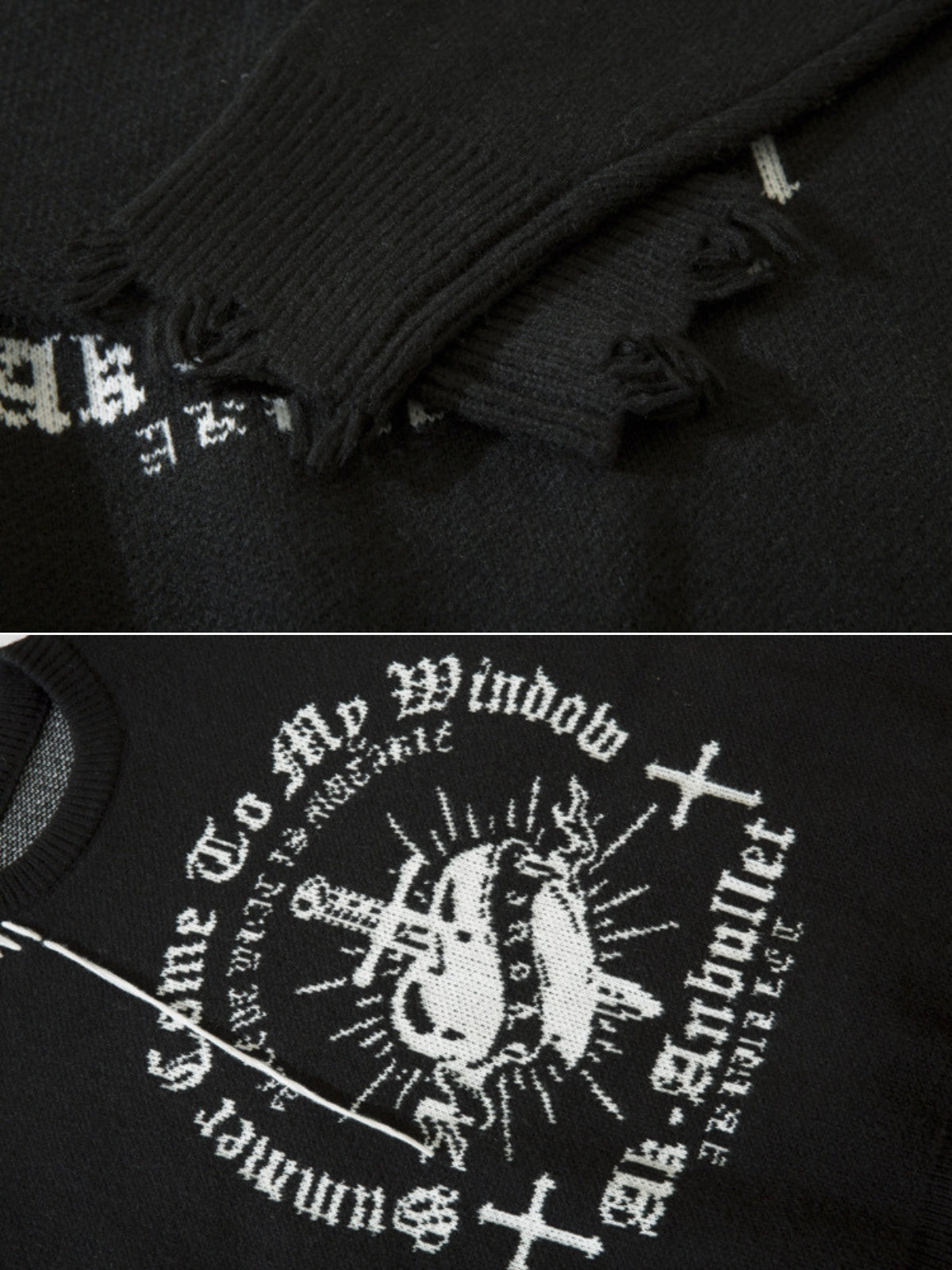 ANBULLET - Oversized Graphic Sweater | TEENWEAR.EU