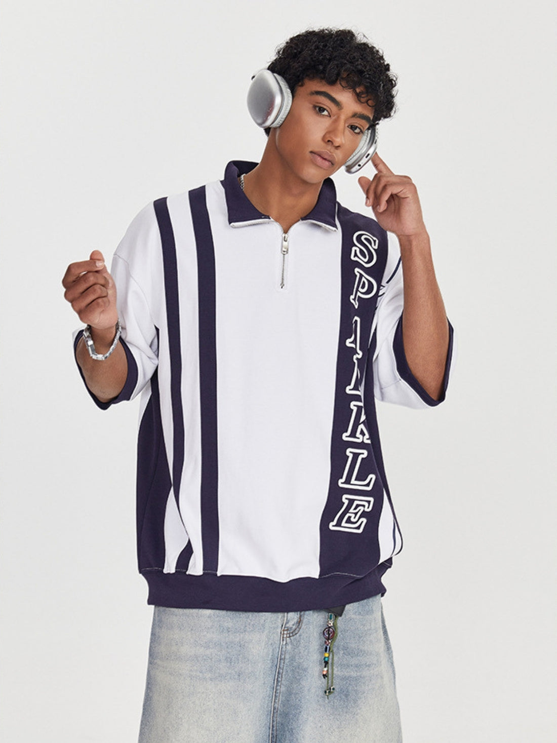 SPARKLE - Oversized Polo T-Shirt | Teenwear.eu