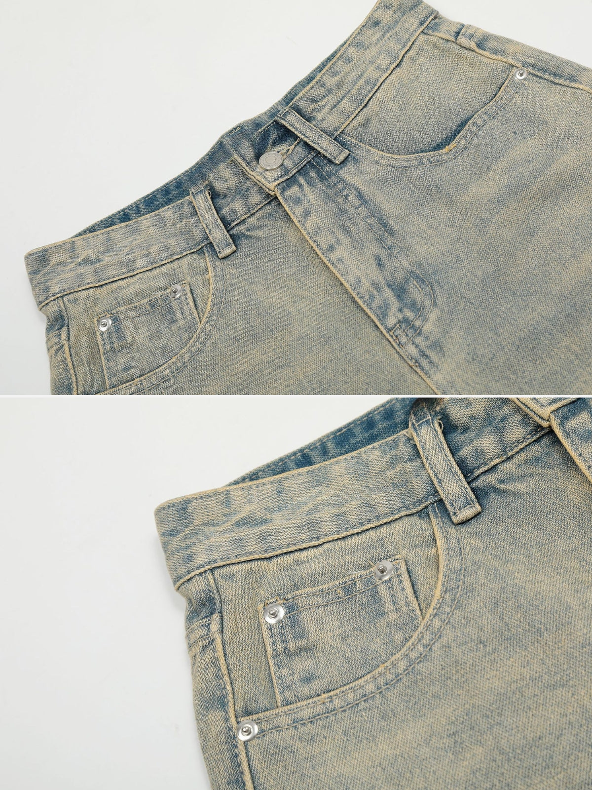 MERSHI - Baggy Denim Basic Shorts