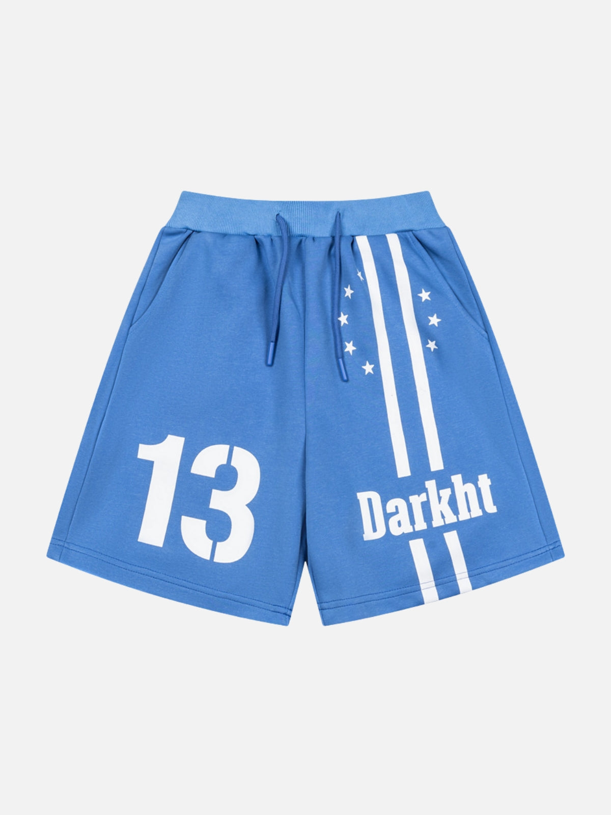 DARKHT- Loose Jogger Shorts Blue | Teenwear.eu