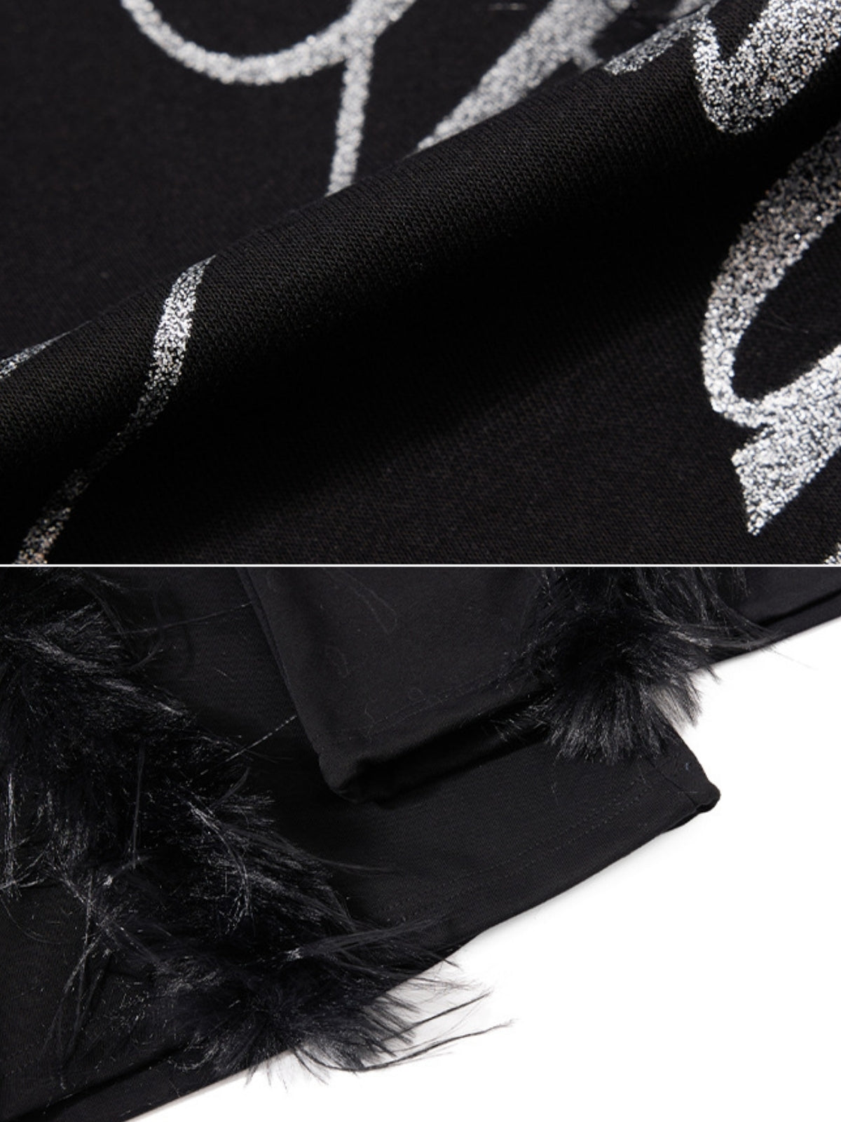 VINKERS - Baggy Graphic Embroidered Sweatpants