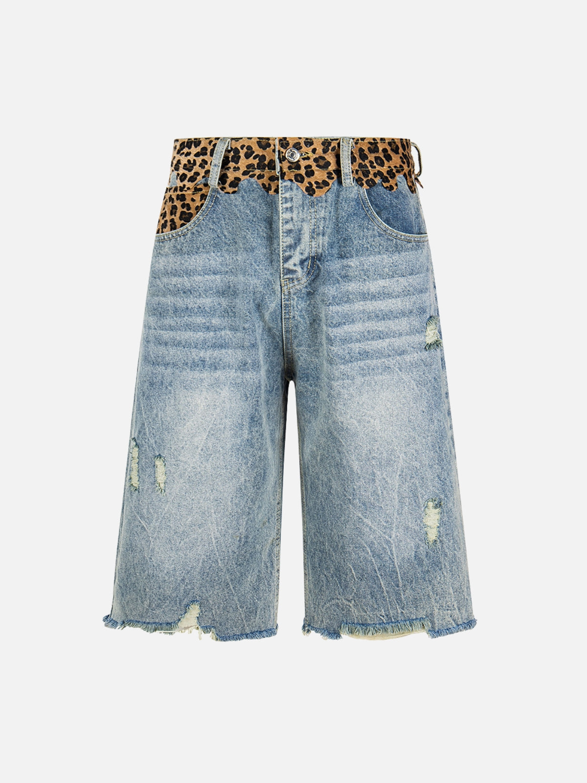 GEPARDIE - Baggy Denim Basic Jorts Blue | Teenwear.eu