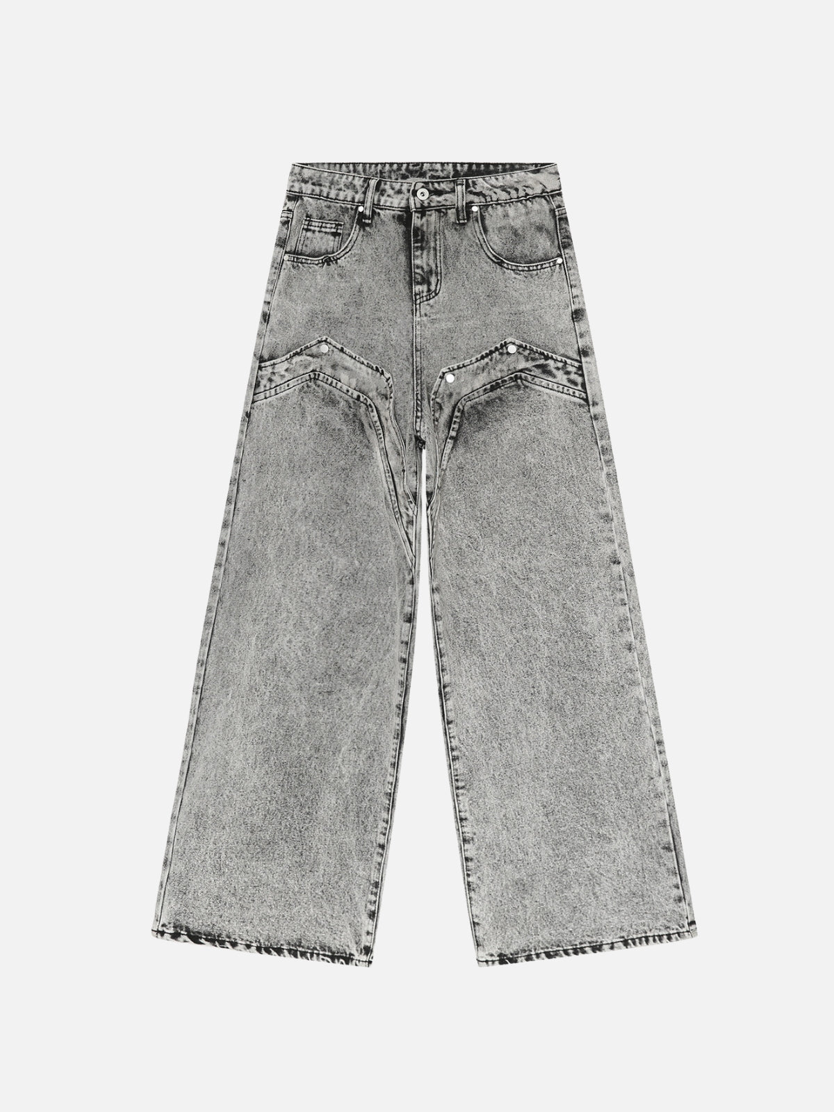 GRAILED - Loose Basic Jeans Grey | TEENWEAR.EU