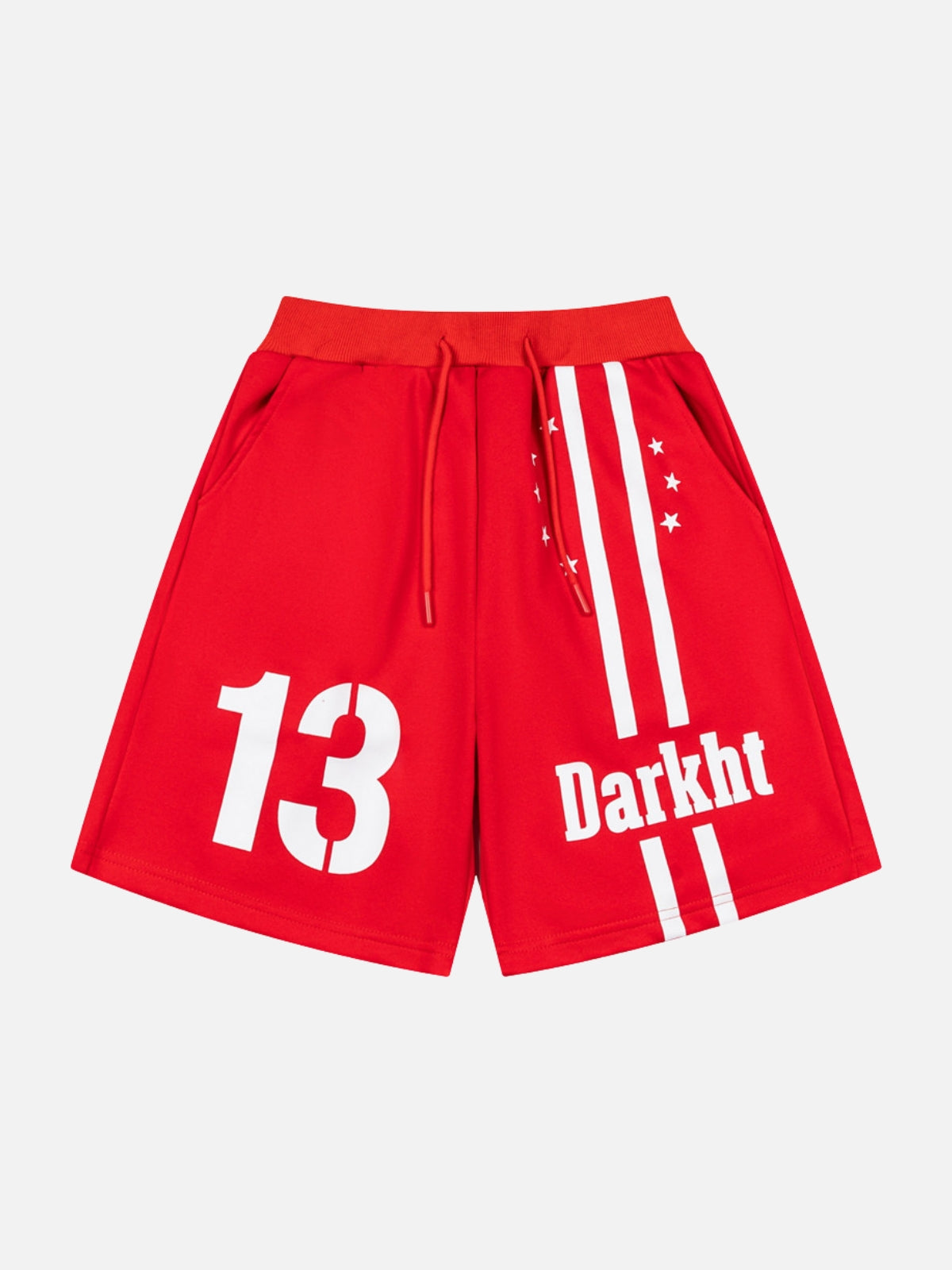 DARKHT- Loose Jogger Shorts Red | Teenwear.eu