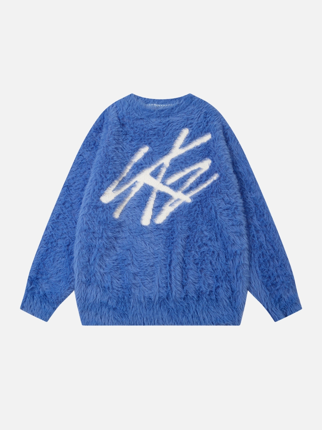 GRAFFI - Oversized Graphic Sweater Blue | TEENWEAR.EU