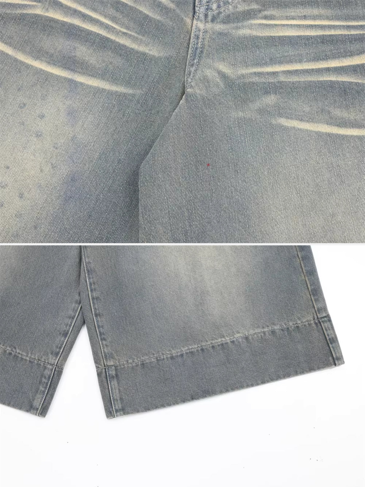 SCRAPED - Loose Denim Basic Jorts | TEENWEAR.EU