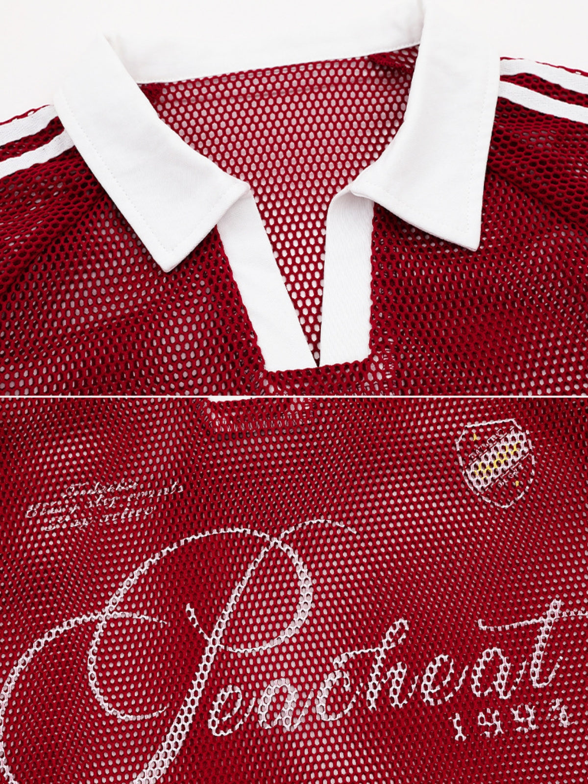 PEACHEAT - Oversized Graphic Polo Jersey Shirt | Teenwear.eu