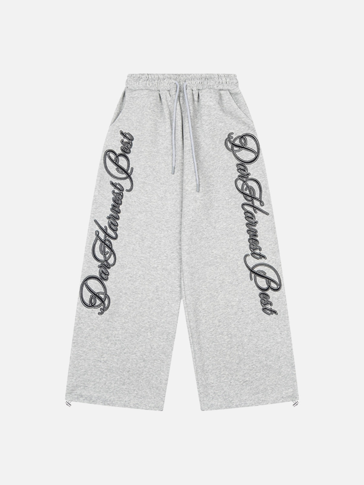 HARVESTY - Baggy Print Sweatpants Grey | Teenwear.eu