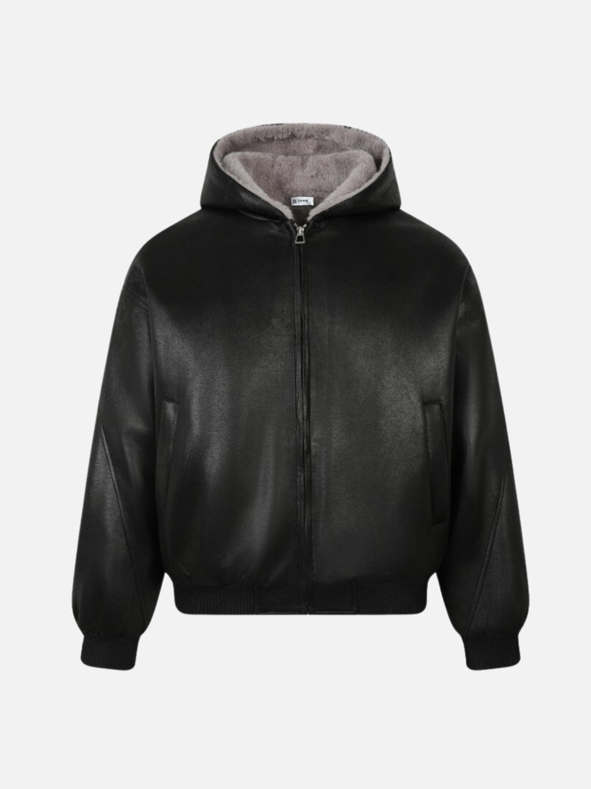 GLAYZE – Faux Leather Oversized Jacket